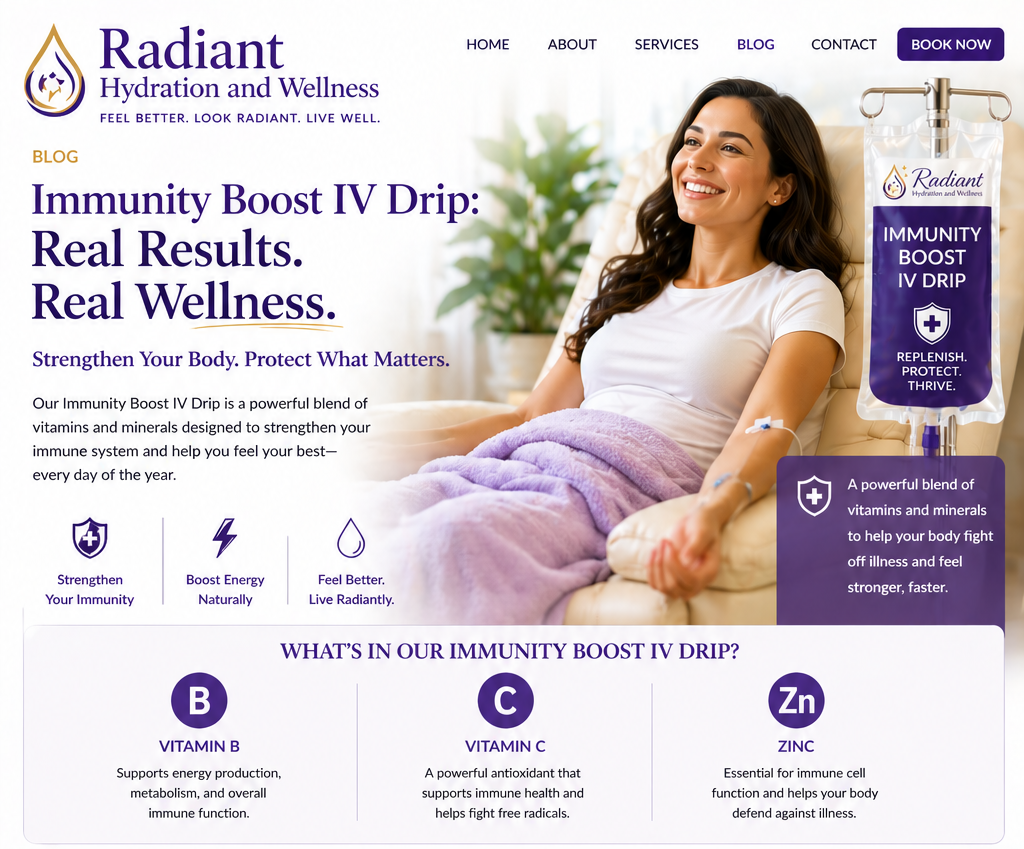 Let’s talk Immunity Boost IV Drips
