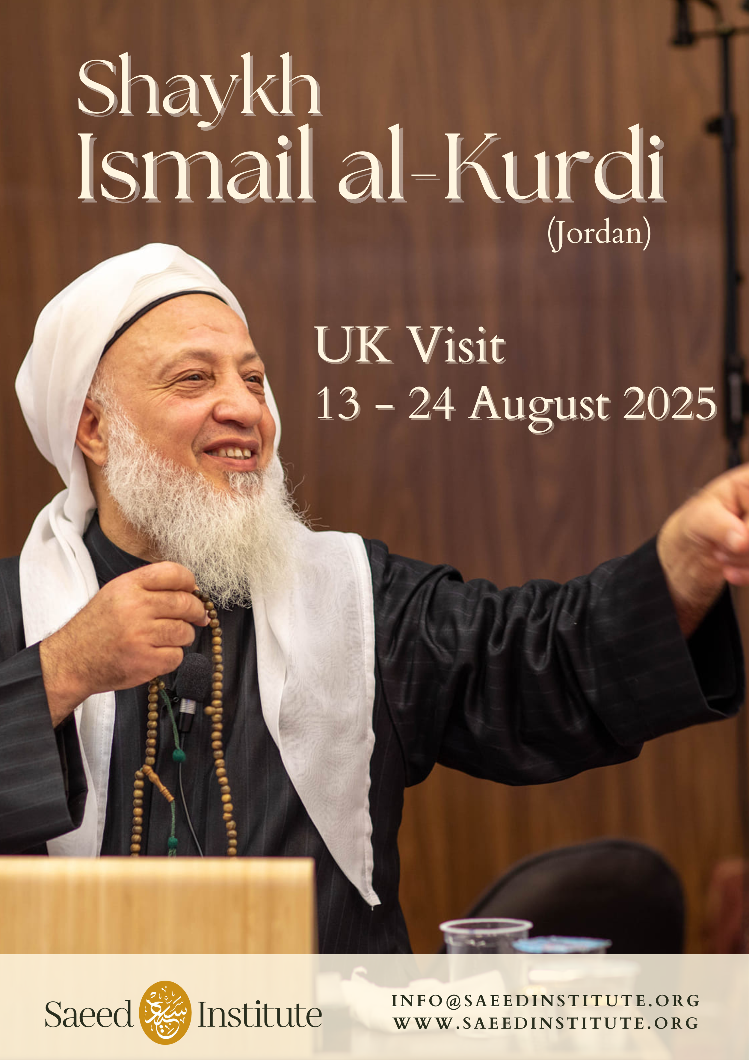 Shaykh Ismail al-Kurdi UK 2025 Itinerary
