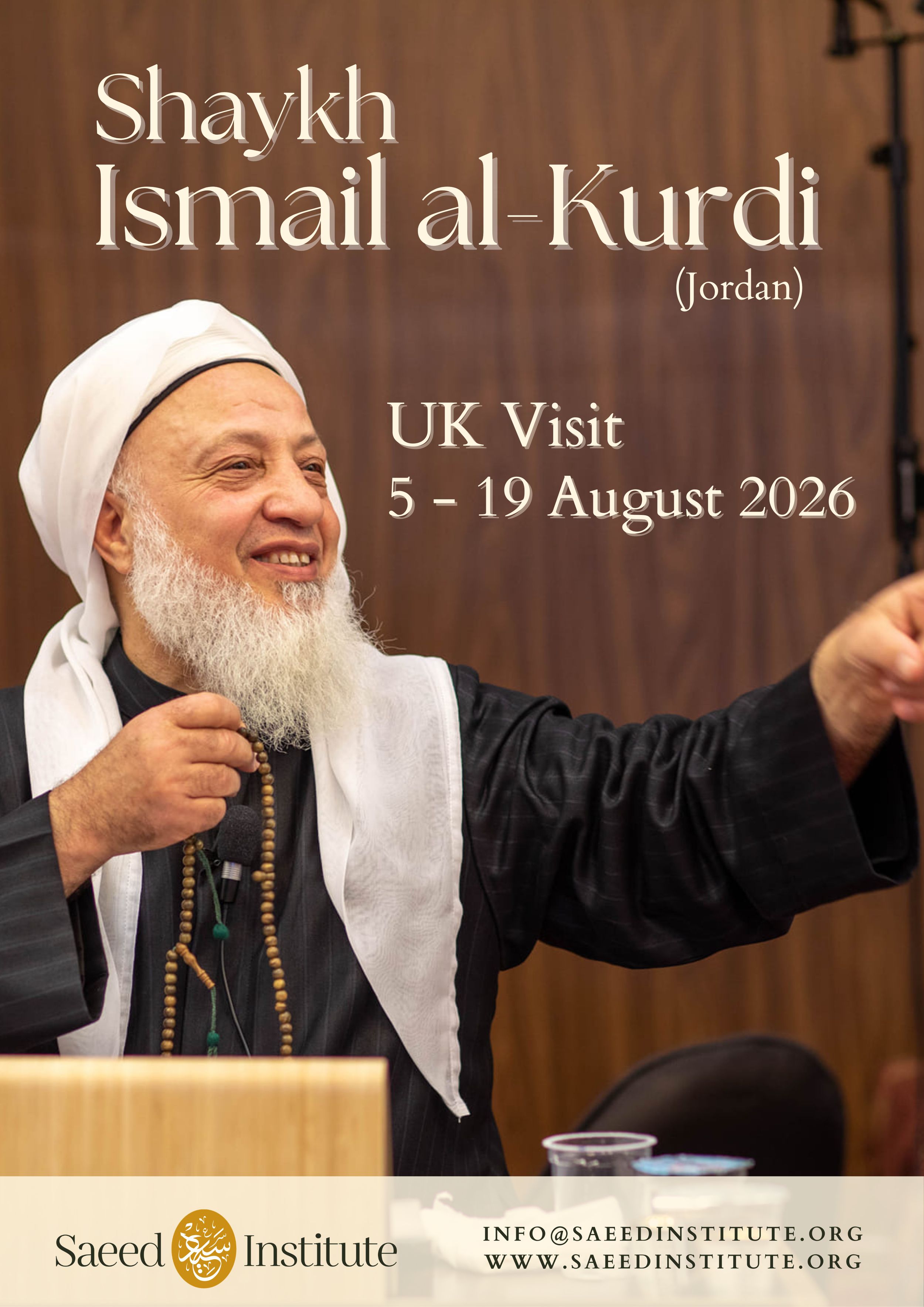Shaykh Ismail al-Kurdi UK 2026 Itinerary