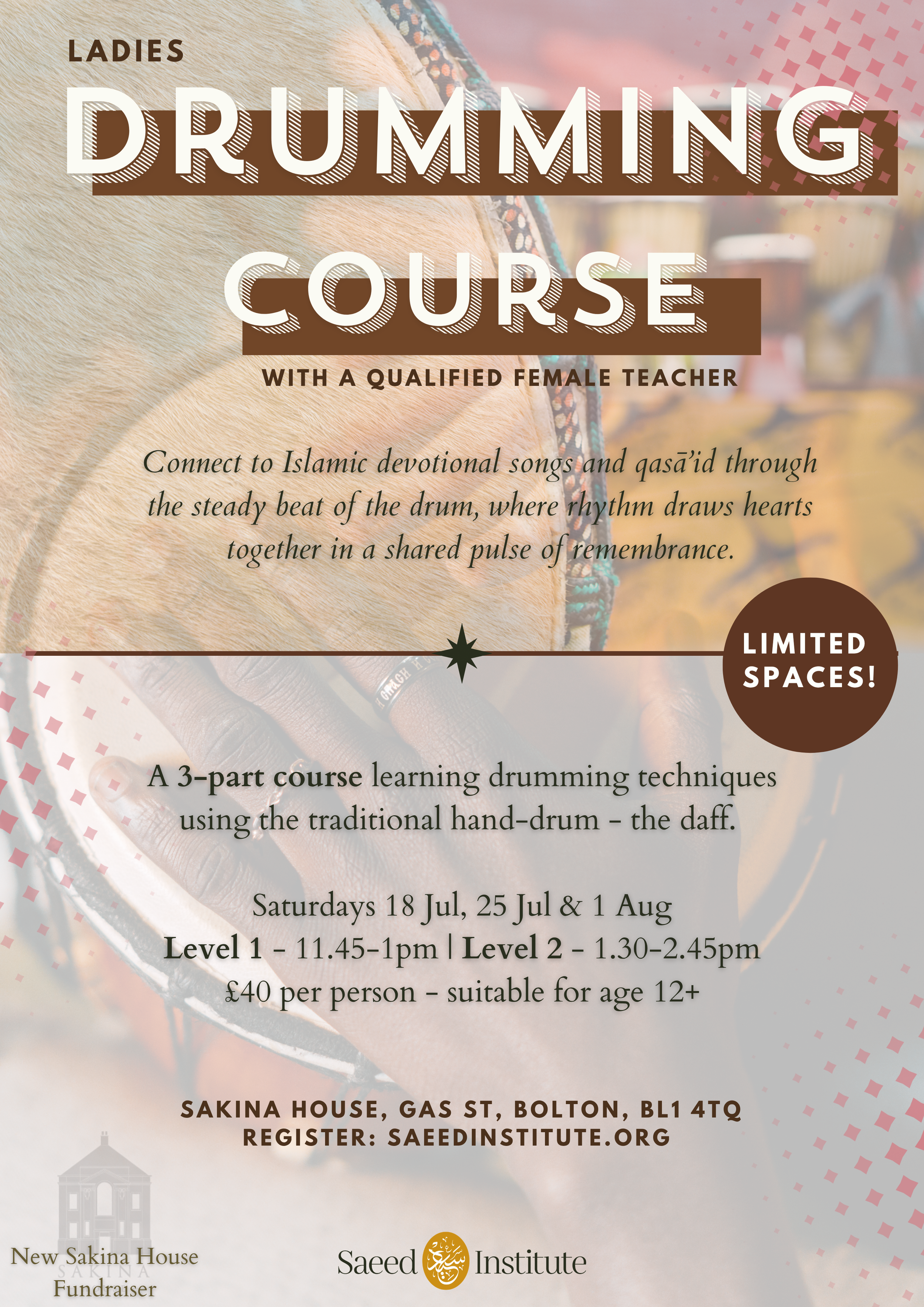 Ladies Drumming Course - Level 2