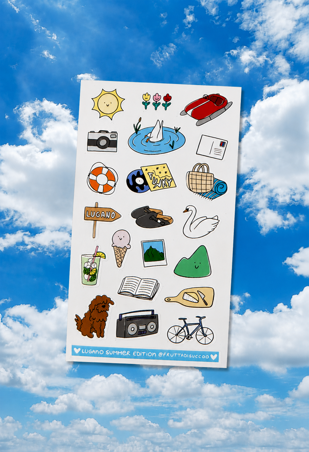 Lugano Summer Edition - Sticker Sheet