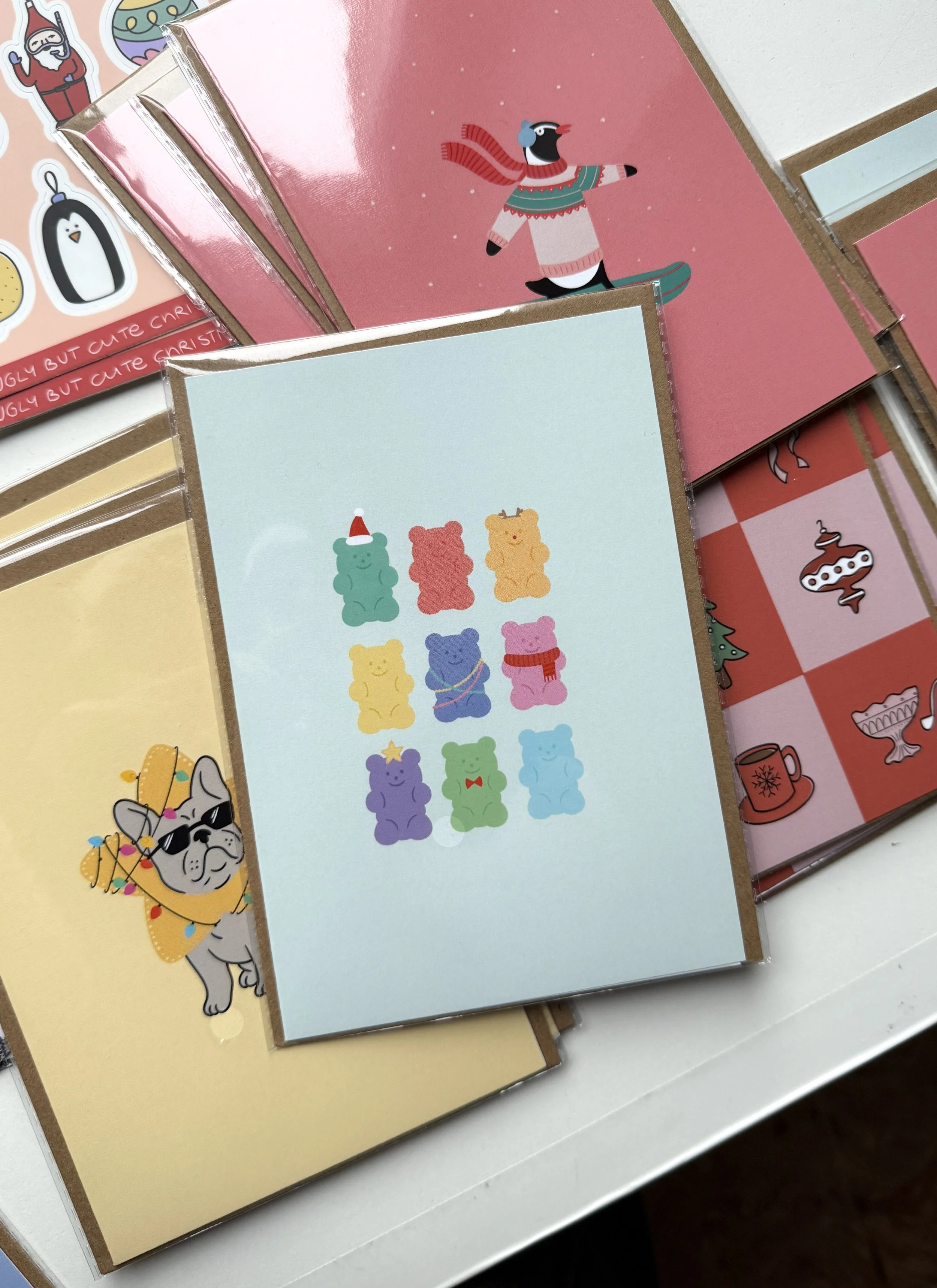 Biglietto natale - gummy bears