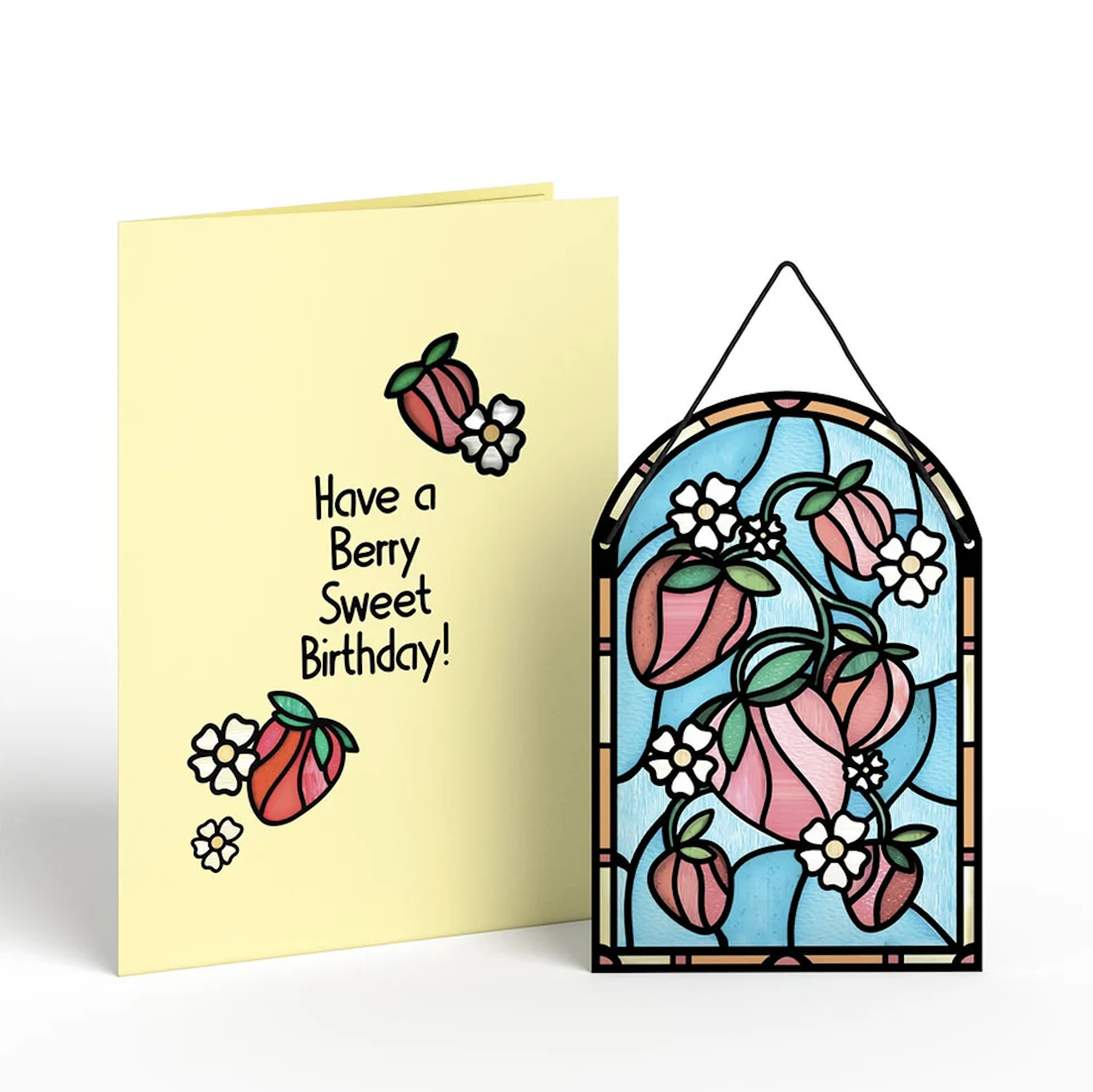 Strawberries (Fruit Suncatcher Collection)