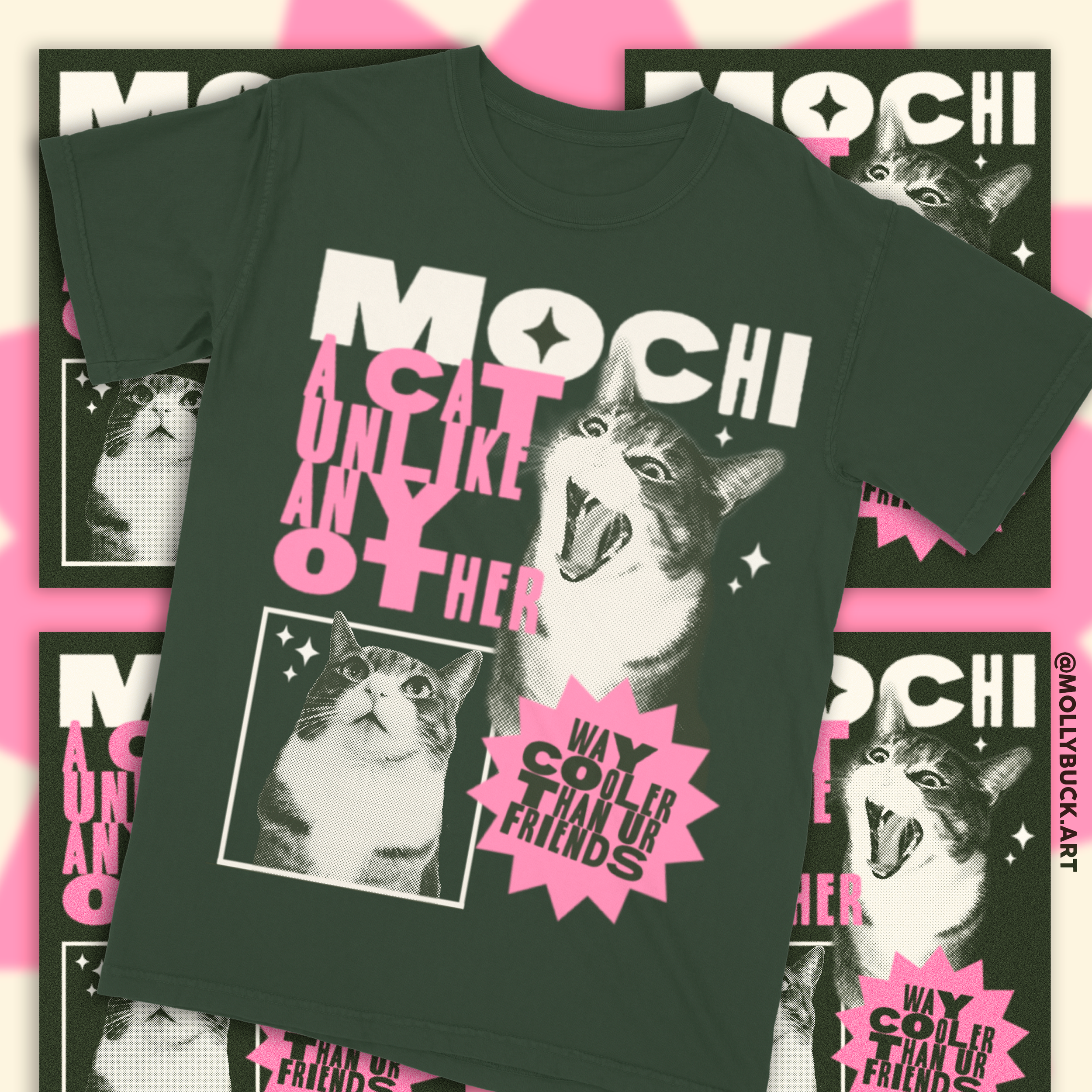 Mochi (my cat) merch