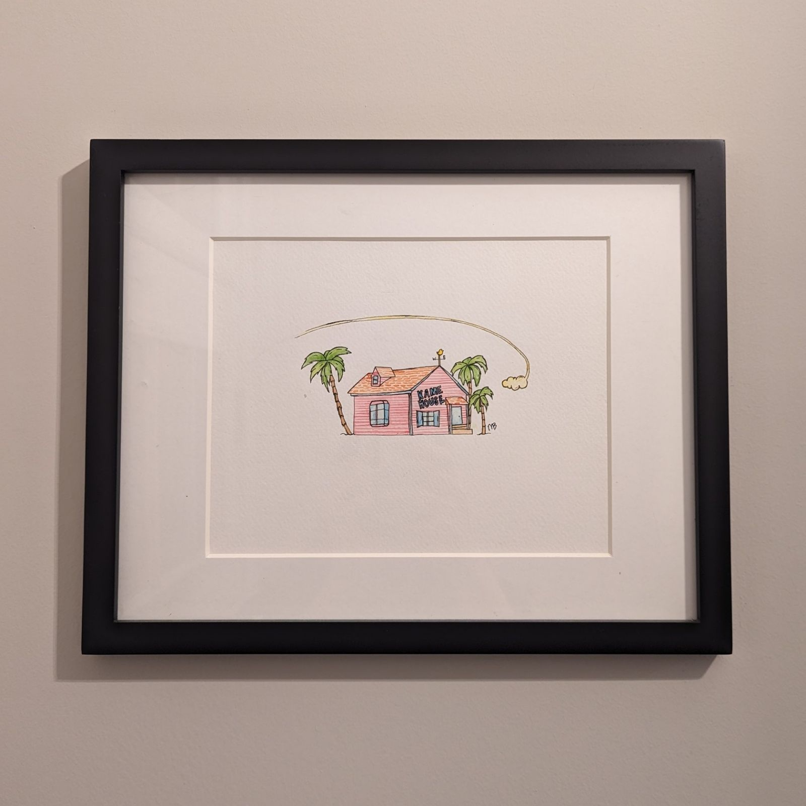 Watercolor animated house