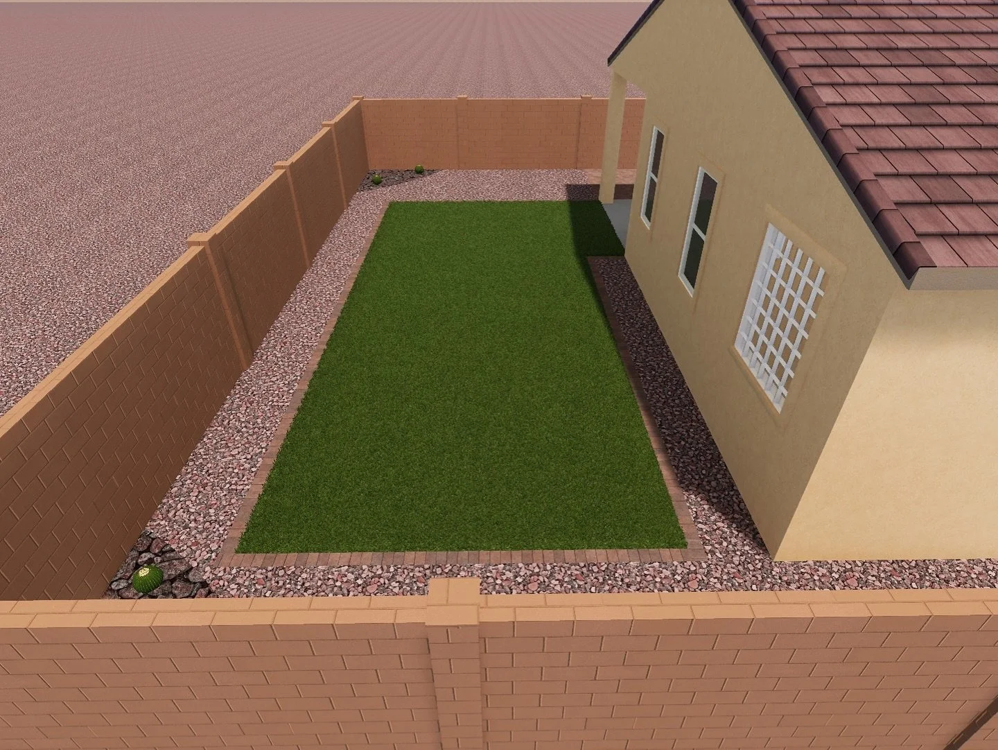 3D Rendering Design by Better Life Landscape and Design for a residential project near Phoenix, AZ. (Copy) (Copy)