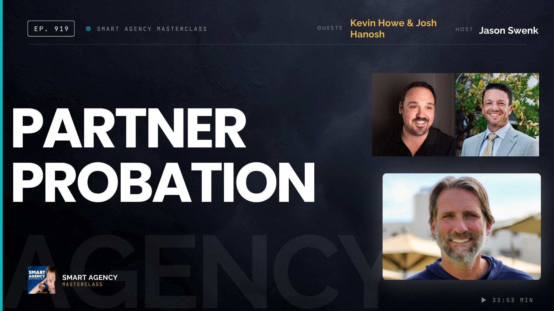 Why These Agency Partners Did an Eight-Month Soft Launch Before the Real Partnership Started with Josh Hanosh &amp; Kevin Howe | Ep #919