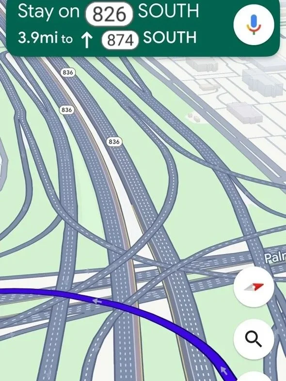 03 - As Google Maps shows, Miami traffic is kinda crazy. Miami’s car-dependent culture and suburban sprawl have led to gridlock, with the average commuter spending 3.2 hours per week in traffic jams -- over 6 days per year! 