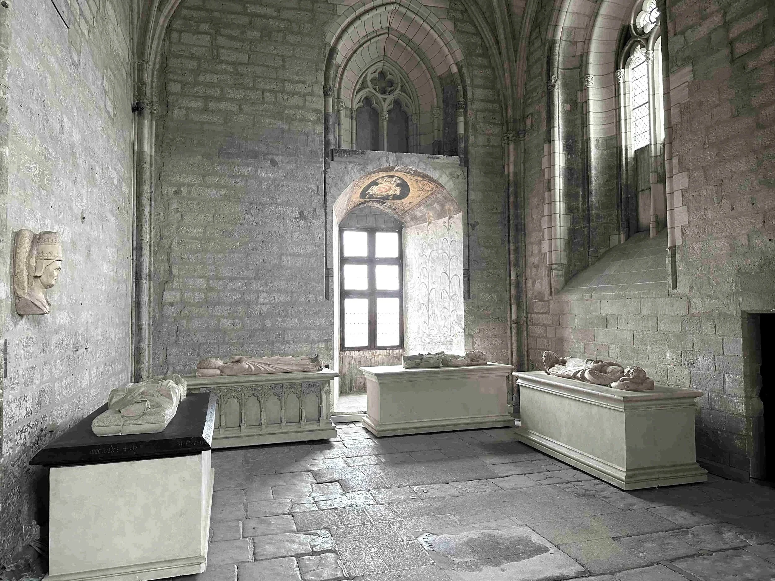 61 - And deep in the bowels of the Palace, we think we found the final resting place of 4 of the French Popes.