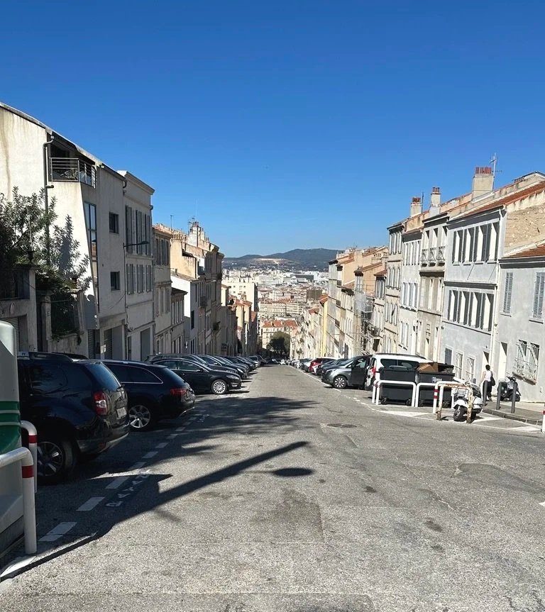 74 - The photo doesn't do it justice, but the hill was crazy steep, with an elevation gain of 711 feet to reach the church.