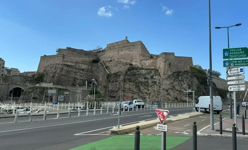 81 - Visiting the Old Fort, which guards the entrance to the Vieux-Port. 