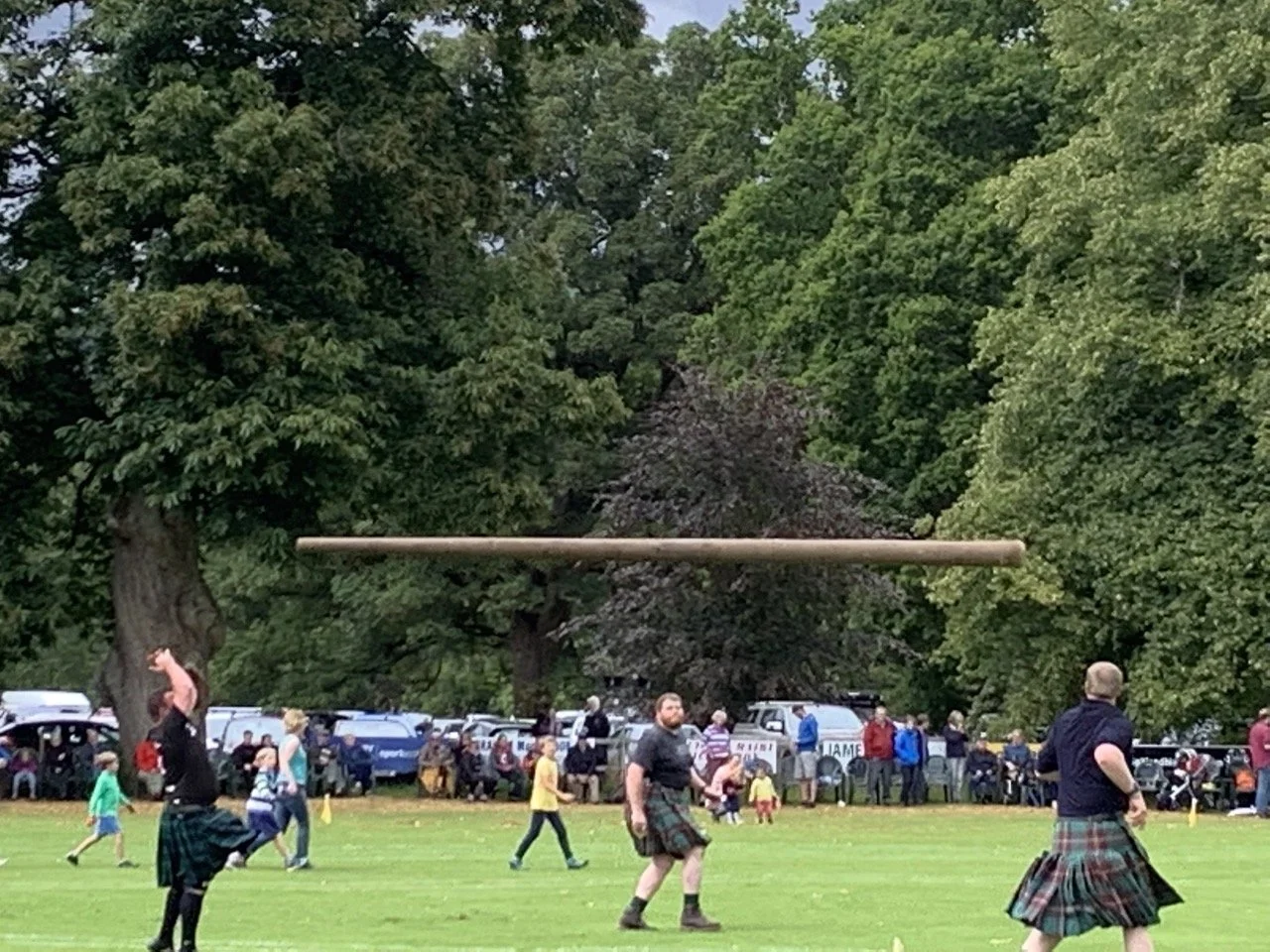 36. On-track for a successful toss.