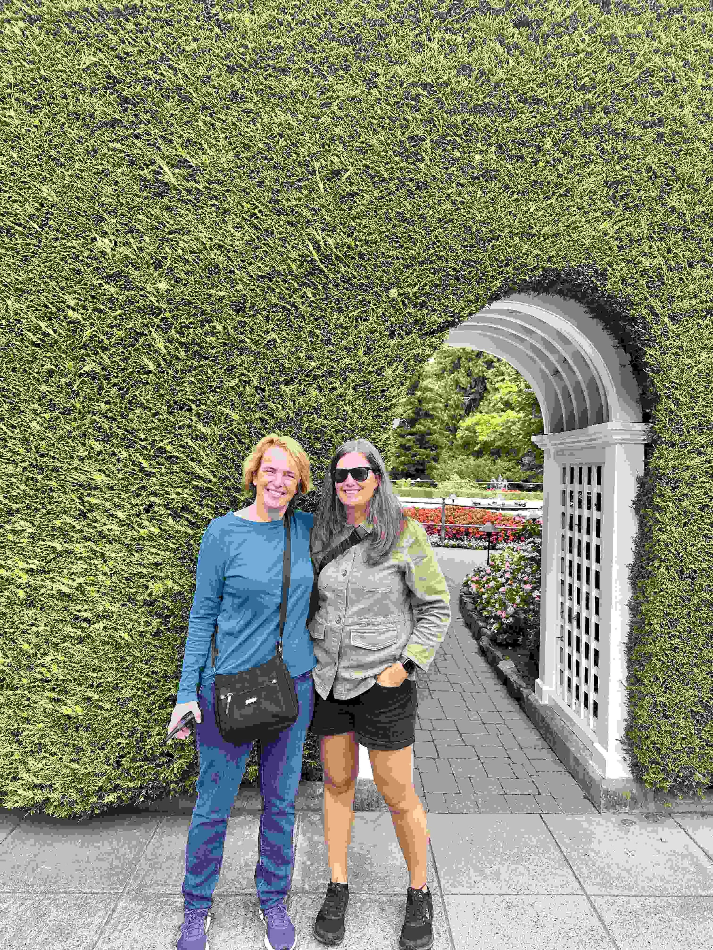 30 - Julie and Allison, just outside the Japanese Garden. 