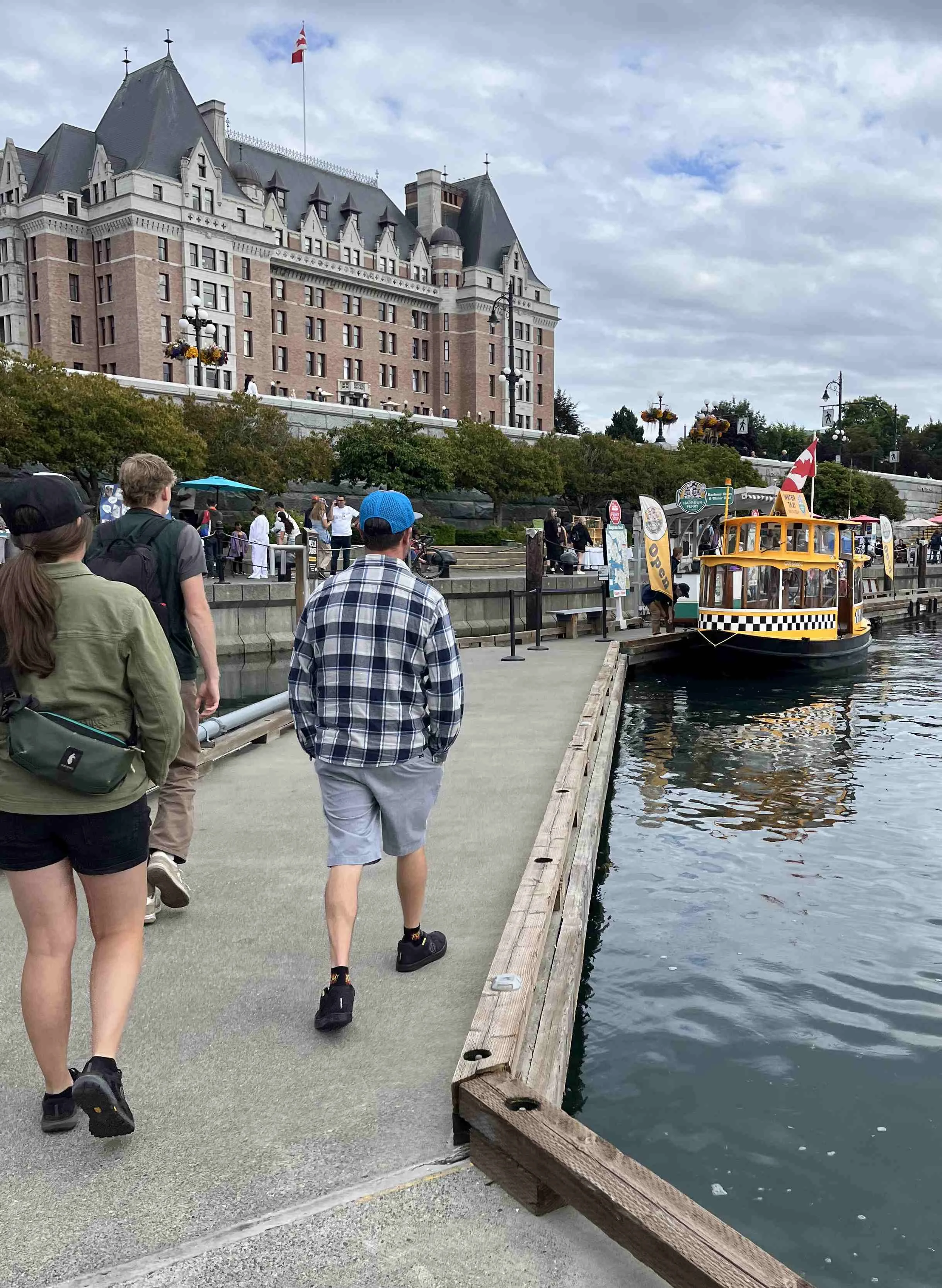 39 - After our first stop on the pub crawl, our guide took us on a water taxi to get to another area of the harbor.
