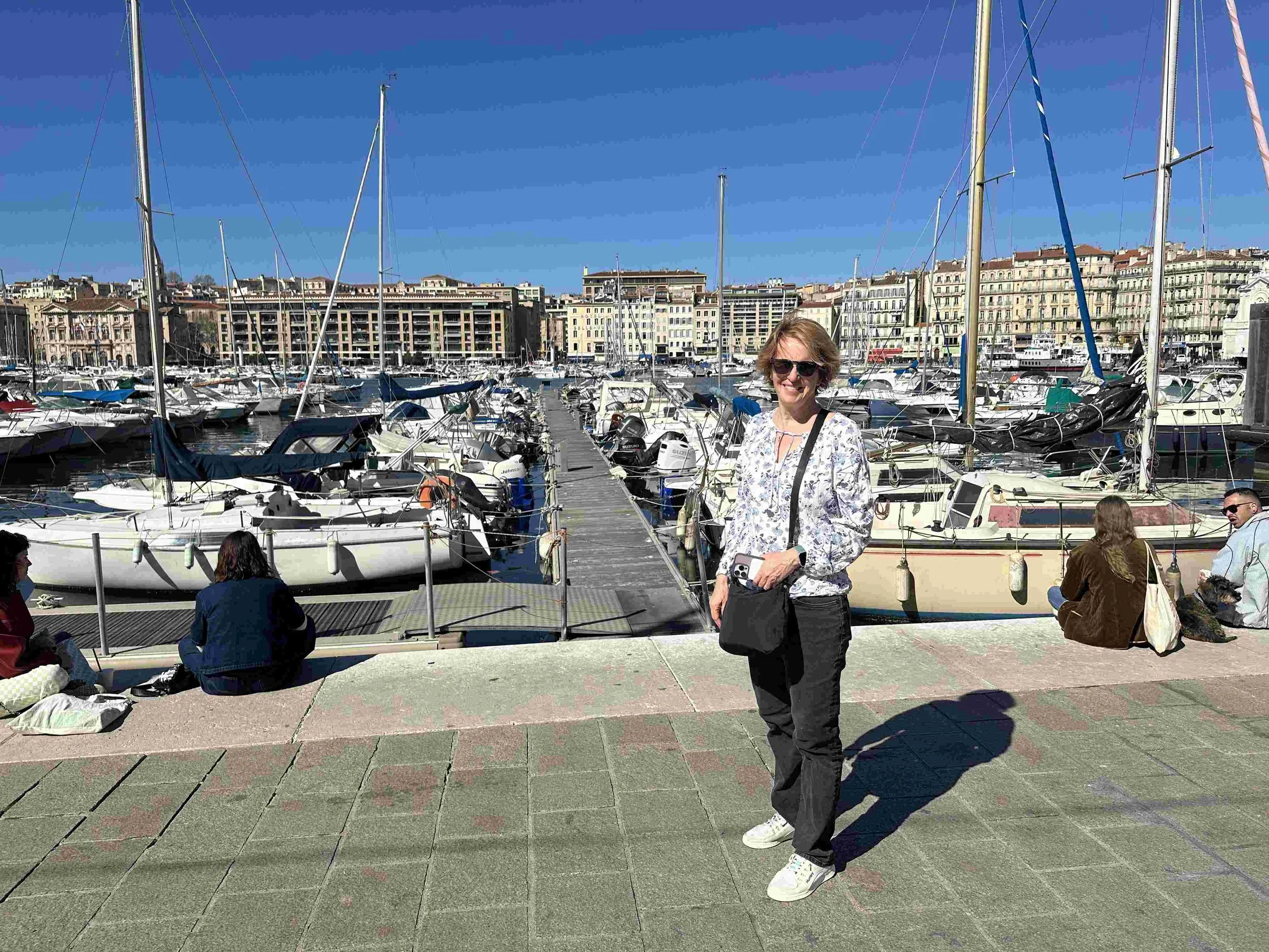 71 - Checking-out Marseille's Old Port ("Vieux-Port").  The Vieux-Port is the city's historic, social, and cultural heart, serving as a marina since its founding in the 6th century BC.