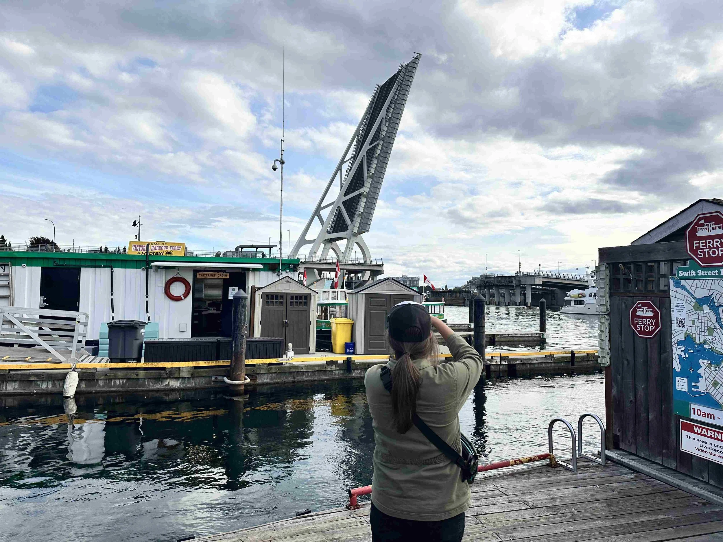 37 - We even saw the bridge in-action.  Not something you see every day!