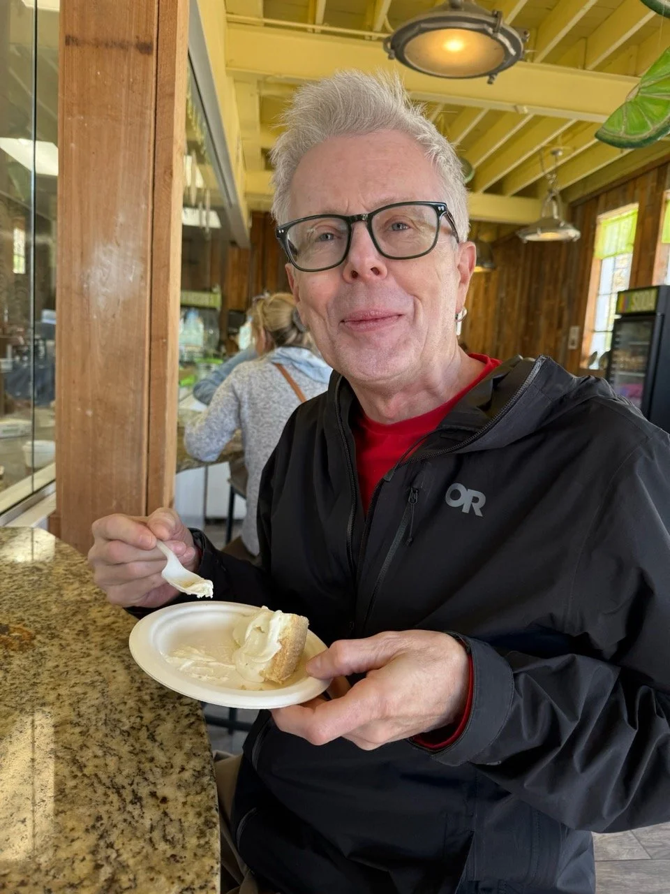 21 - We were treated to key lime pie after our bike tour.