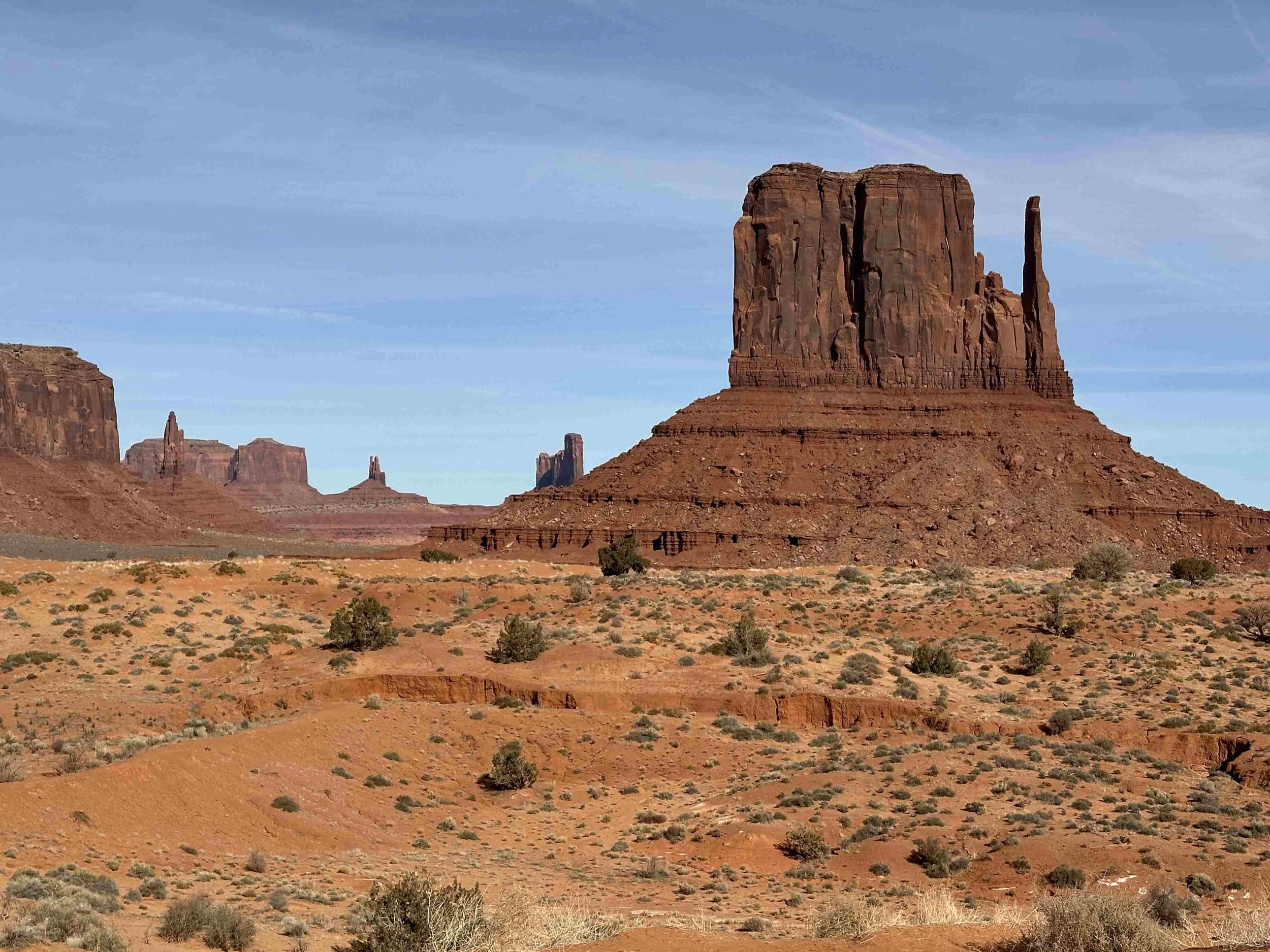 11 - Visiting iconic Monument Valley at the Utah/Arizona border. 