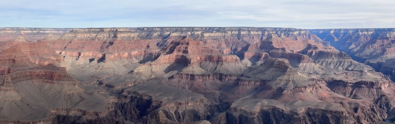 17 - The sun was muted by the clouds the next day, but the view was still spectacular.