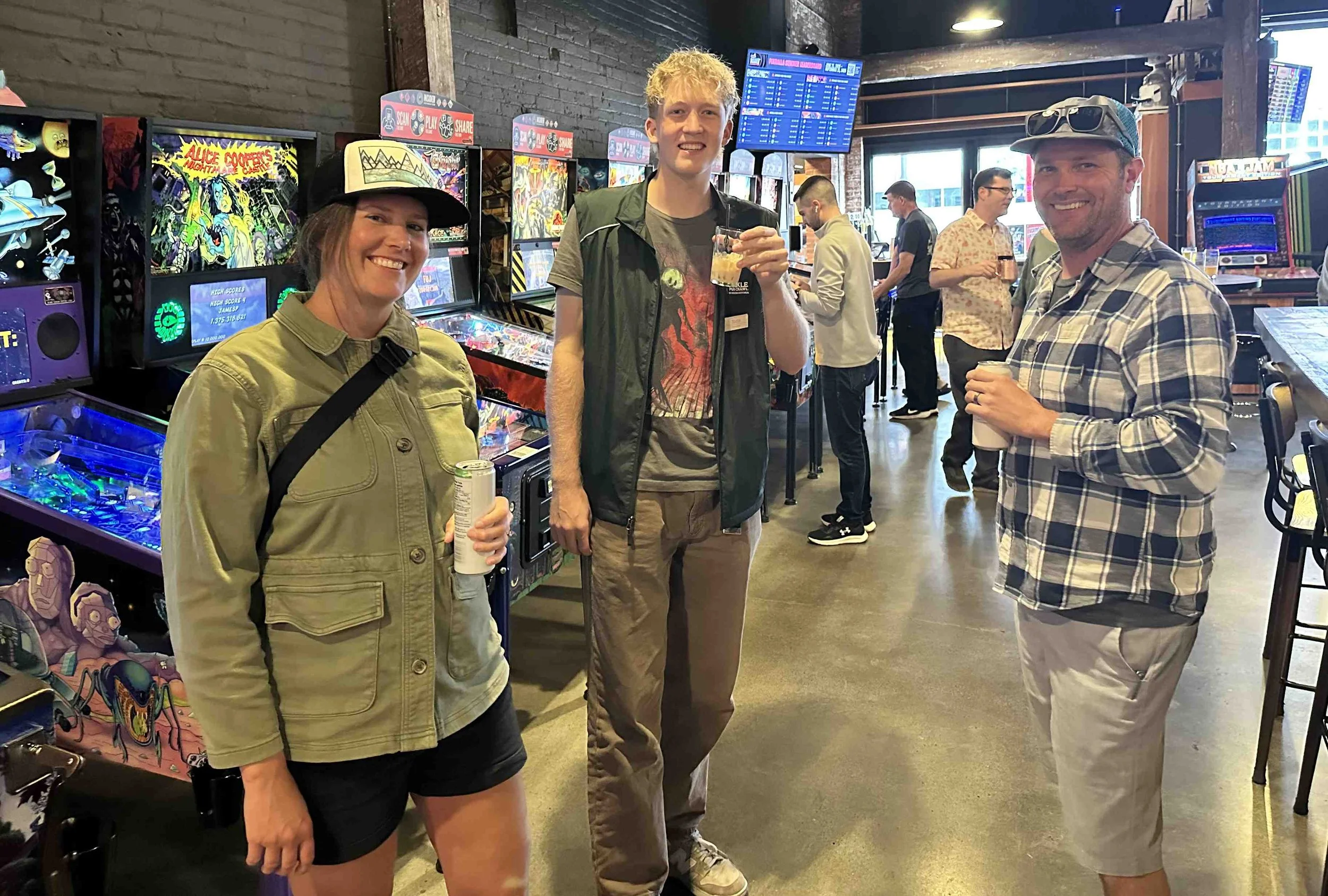 43 - Later, Torin took us to a cool pinball pub.