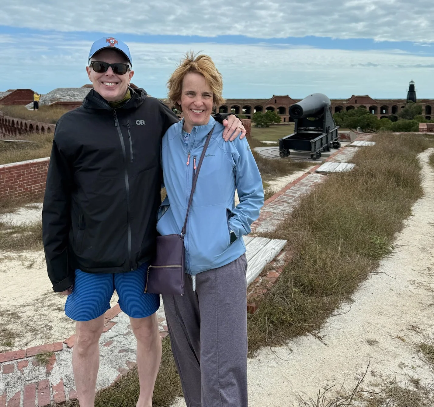 39 - Enjoying the view from the top of the Fort.