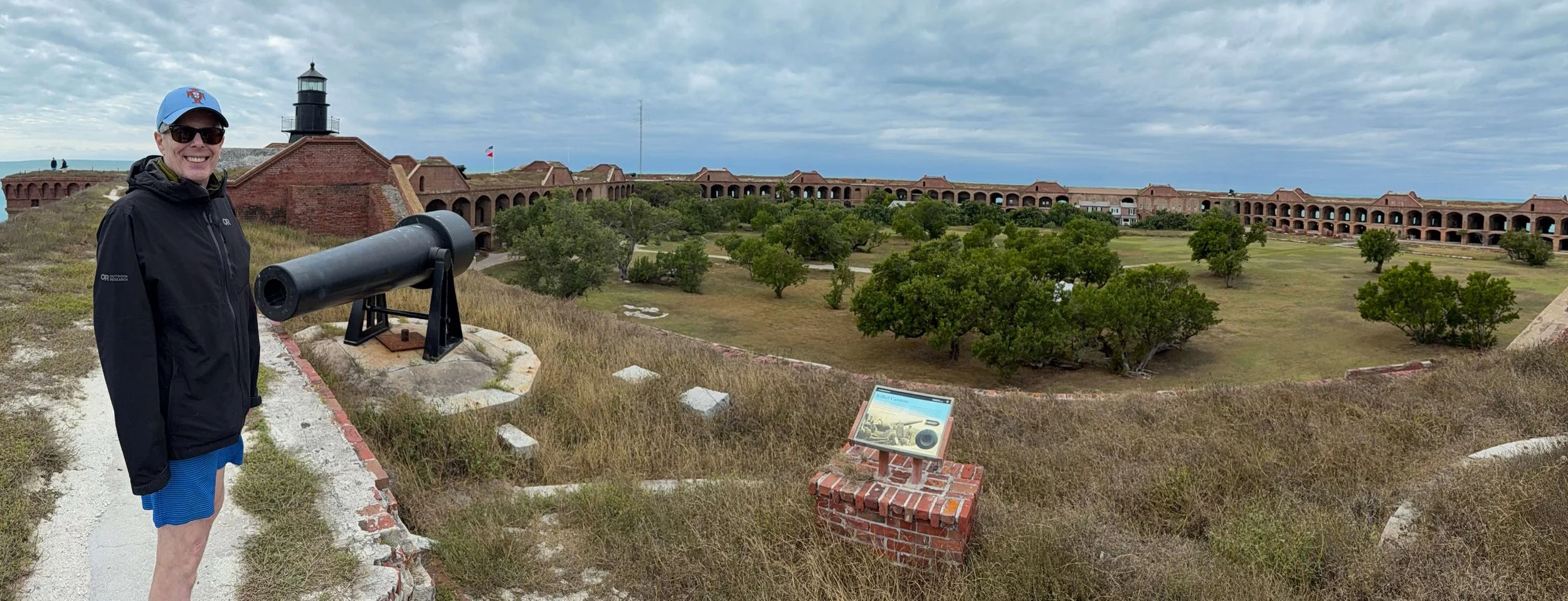 34 -  The Fort actually crumbled under its own weight, cracking the rain-water cisterns and allowing salt water to penetrate into the precious drinking supply. The Army abandoned Fort Jefferson in 1874.