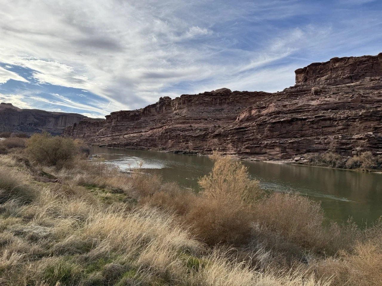 06 - The Colorado River, near the entrance to Arches National Park.