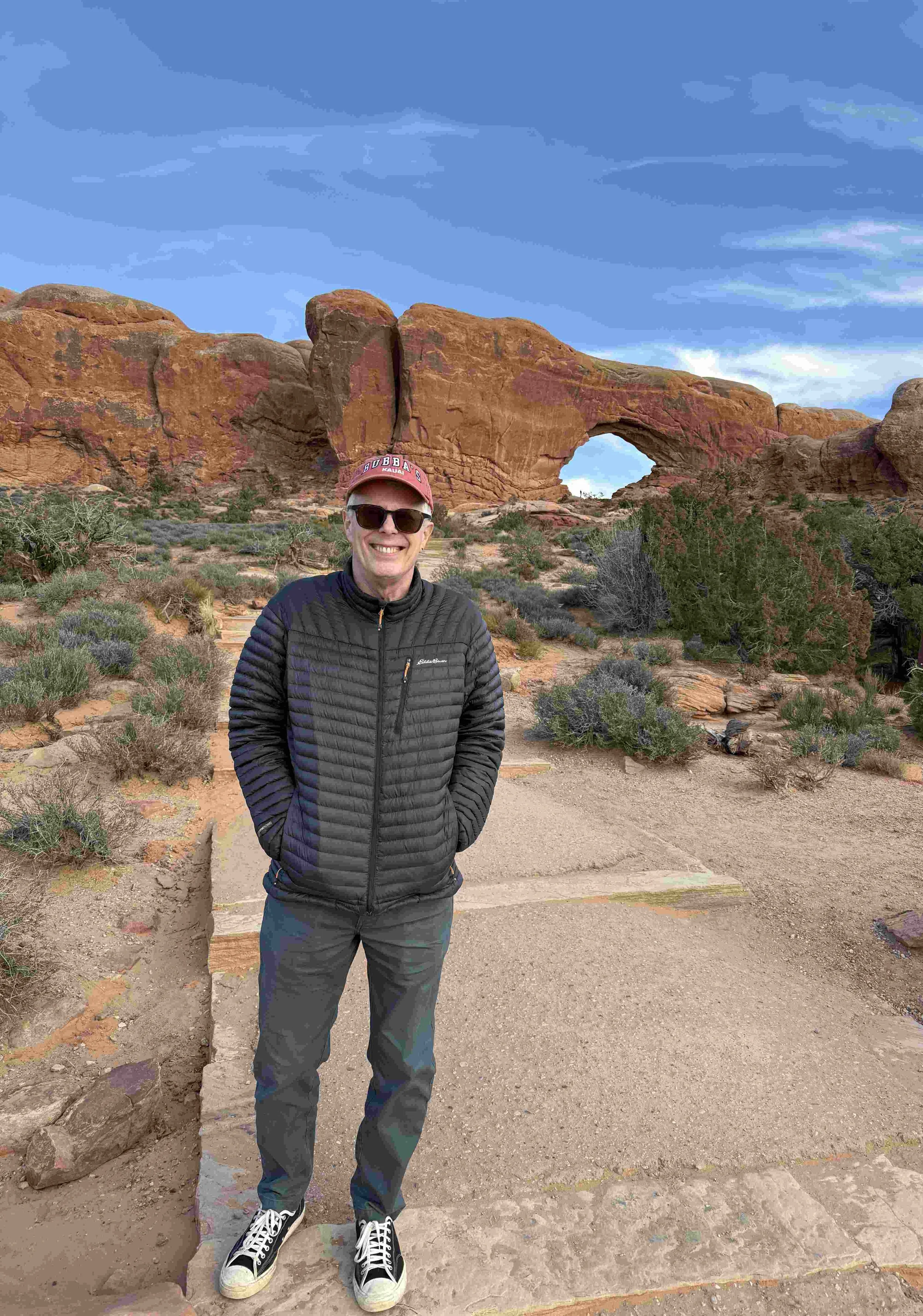 09 - Rick, enjoying "The Windows" area.