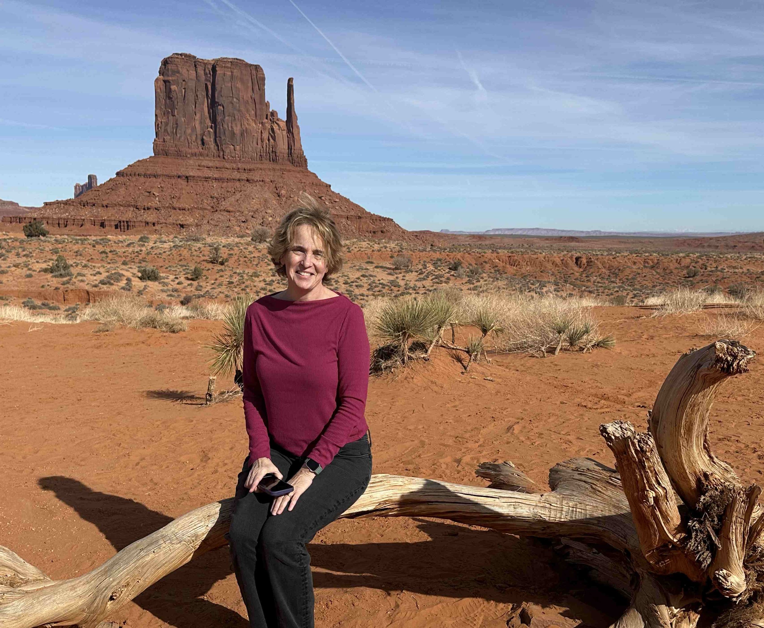 12 - Julie strikes a pose in Monument Valley. Did you know the valley isn't a national park?It's a Navajo Nation Tribal Park!