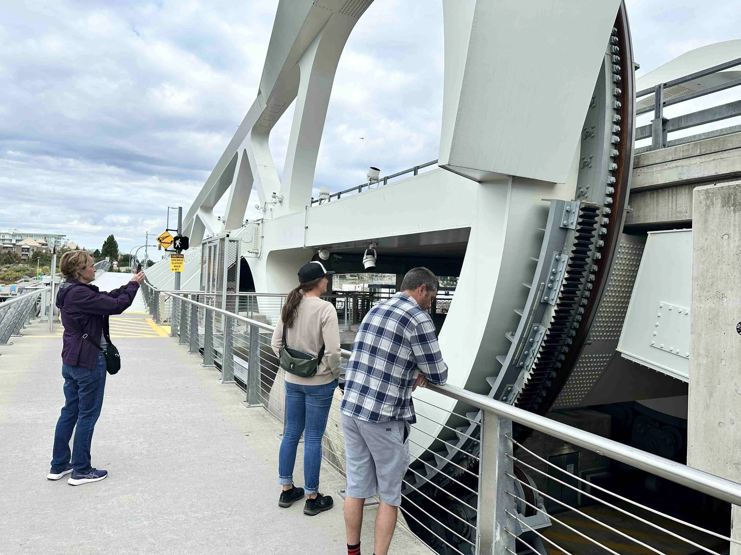 36 - We came across a draw bridge -- hope no one ever sticks a hand in those gears!