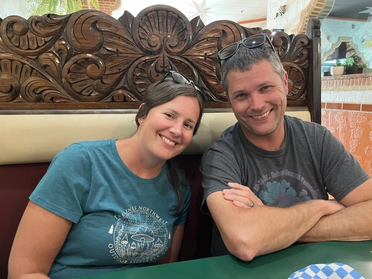 03 - Allison and Steve, as we enjoy dining at one of Bellingham's Mexican restaurants.