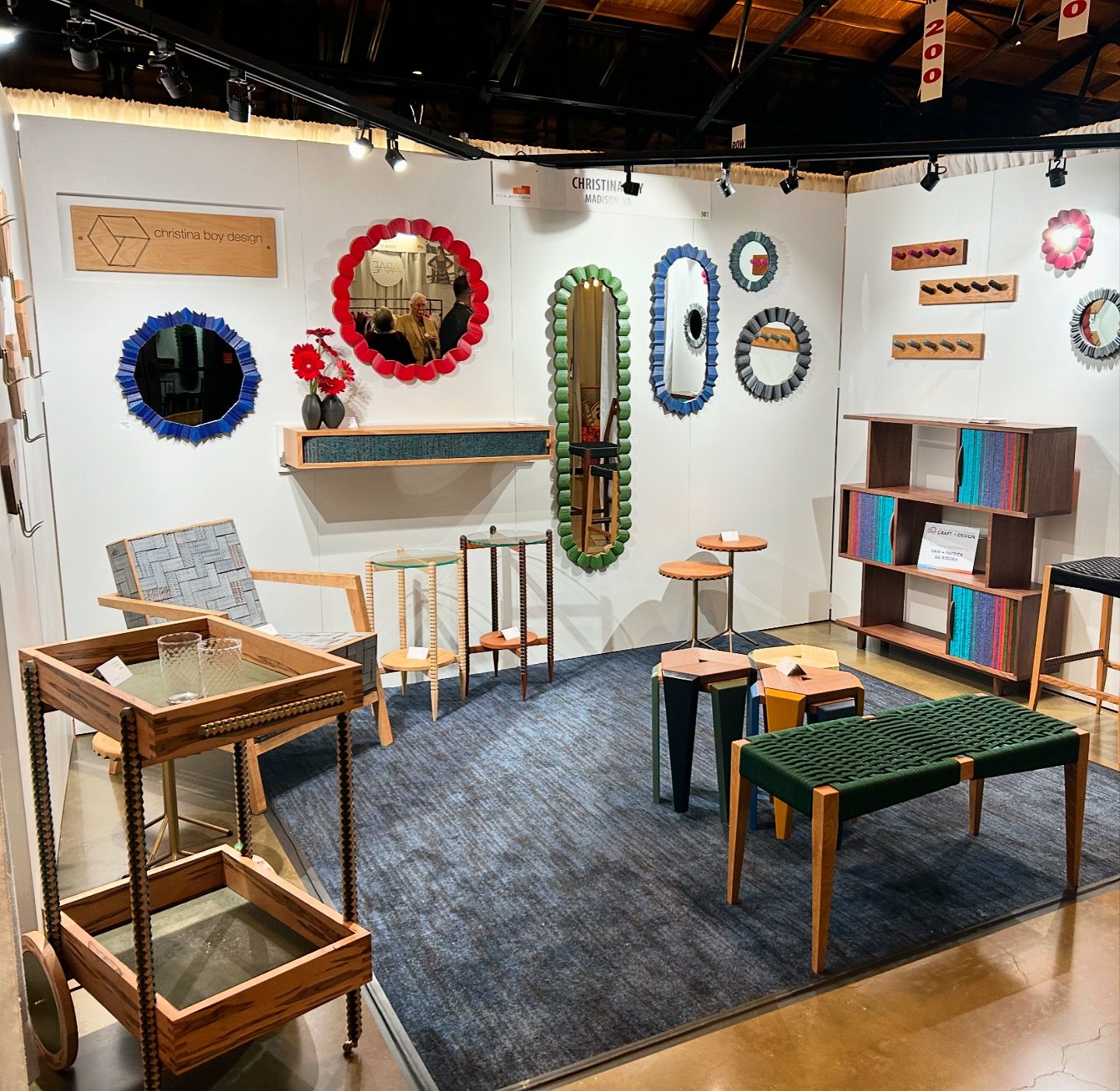 What a night!! Thanks @visartsrva and @highdawnstudios_rva for Best in Wood/recycled Materials! Hope to see you this weekend at the Craft + Design show at Main Street Station in Richmond! Booth 501