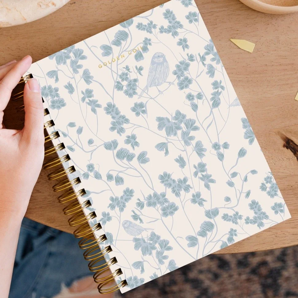 Hey! Happy Monday! I've submitted this pretty little number for the @golden.coil limited edition design contest. They have some of the most beautiful notebooks + planners! 🤩 ✨📒 Stay tuned to see the winners in a few weeks. 😃🤞🏻#GCxLIMITED25