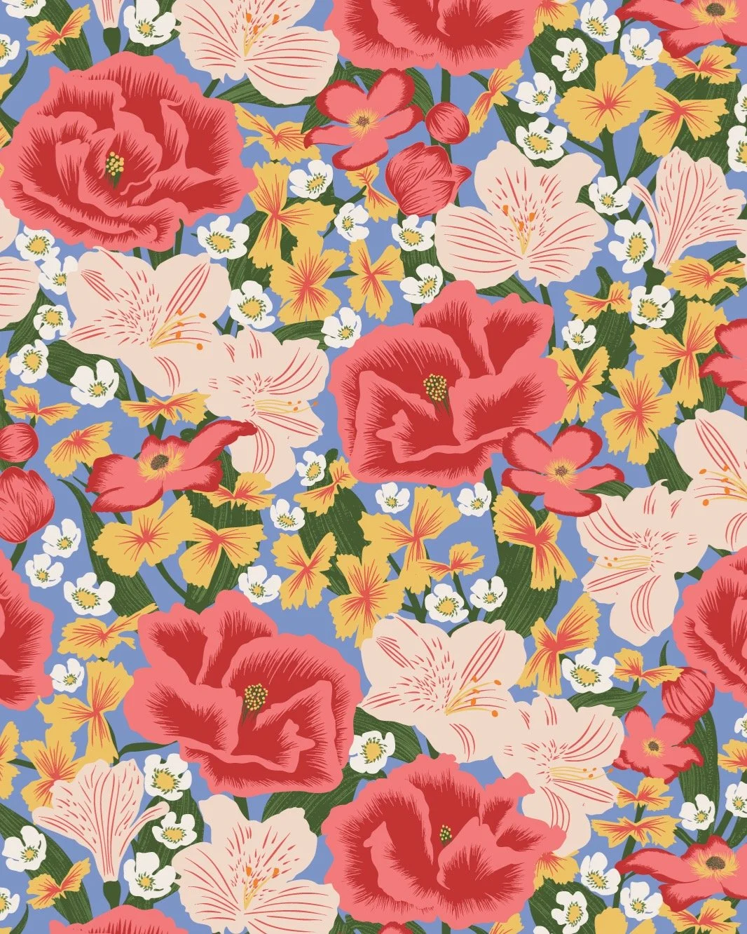 🌺NEW PRINT!🌺⁣
⁣
Isn't it lovely? I've been working away on this... it's so vibrant, lush and colorful and it makes me happy 😊 ⁣
⁣
⁣
🍂Hope everyone's fall is going well! I got to celebrate my bday and spend some time with friends and family! 🎉🫶?