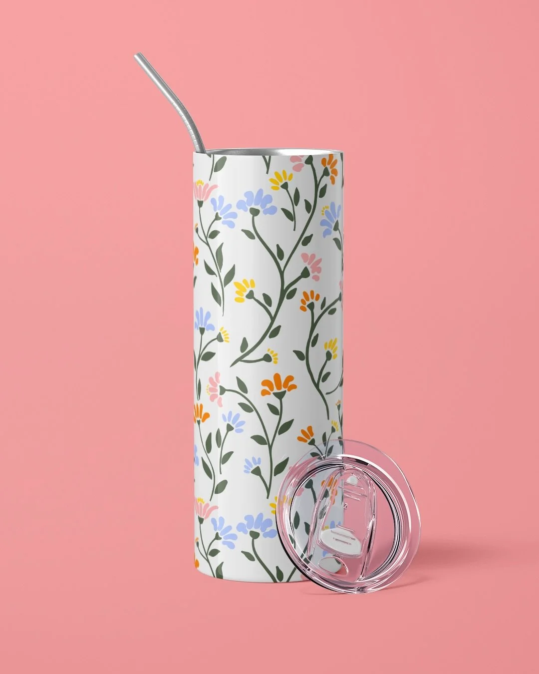 Dreaming up a pretty tumbler with this sweet floral print. 🌸🌱🌻🌷

Happy Friday! ☀️

Mockup from @creatsyofficial