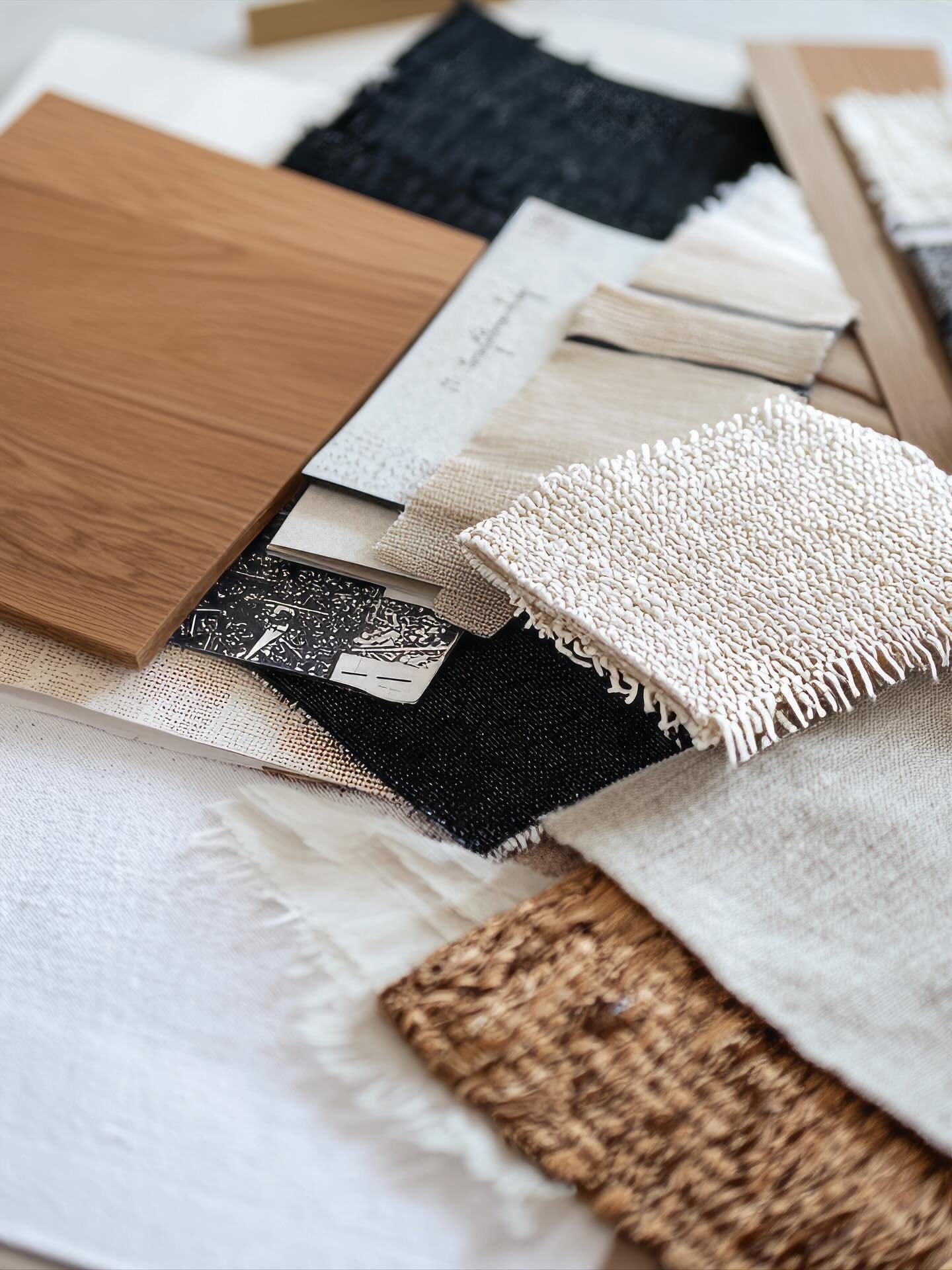 Design and the details 

Every fabric sample here represents an enegry; depth, warmth, contrast, elegance. When textures are thoughtfully layered, a space becomes truly elevated. 

High-quality materials are the foundations of timeless interiors.

#m