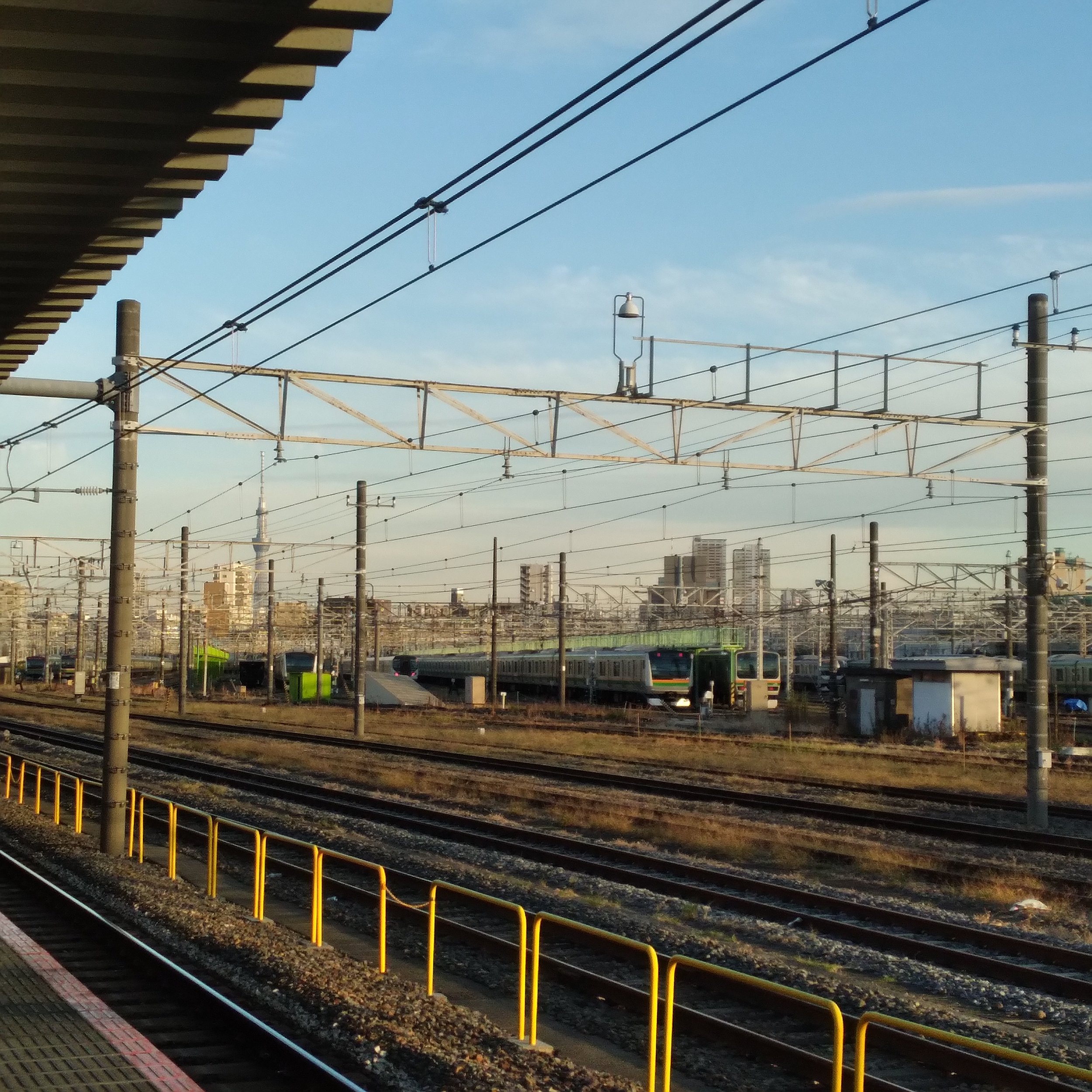 View From a Train Station in Tokyo