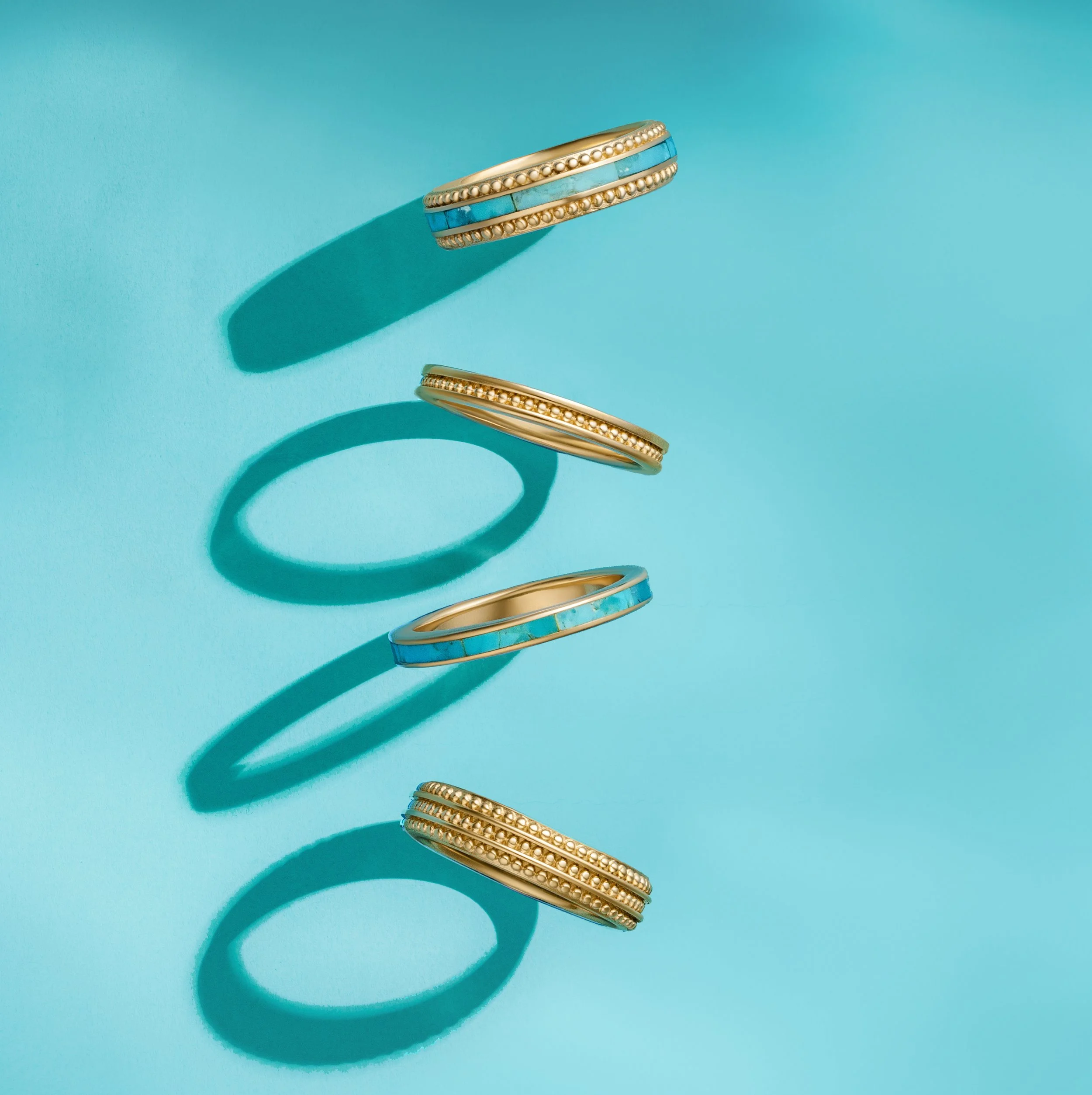 Jewelry photography for Karma and Luck rings