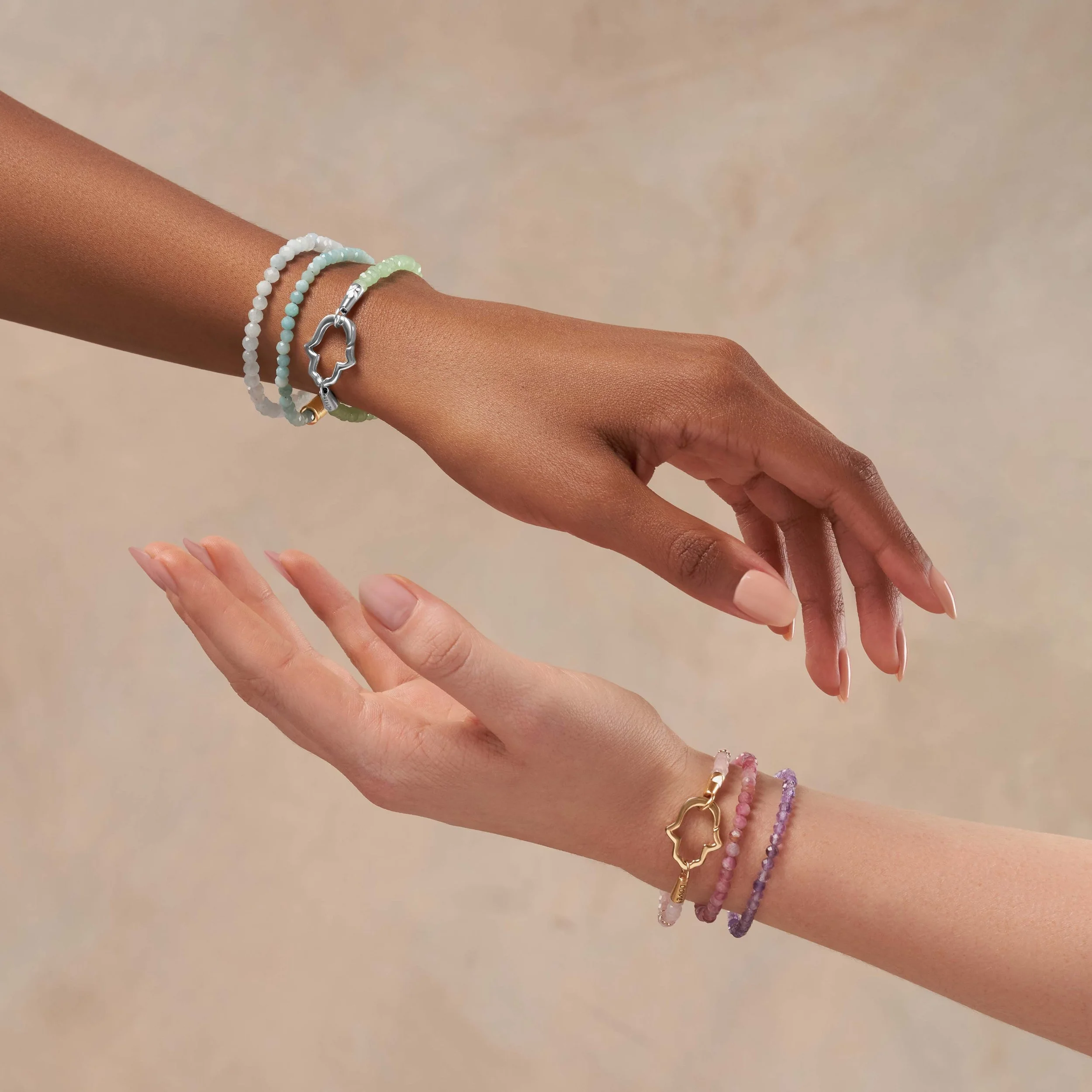 Model photography for jewelry brands of bracelets