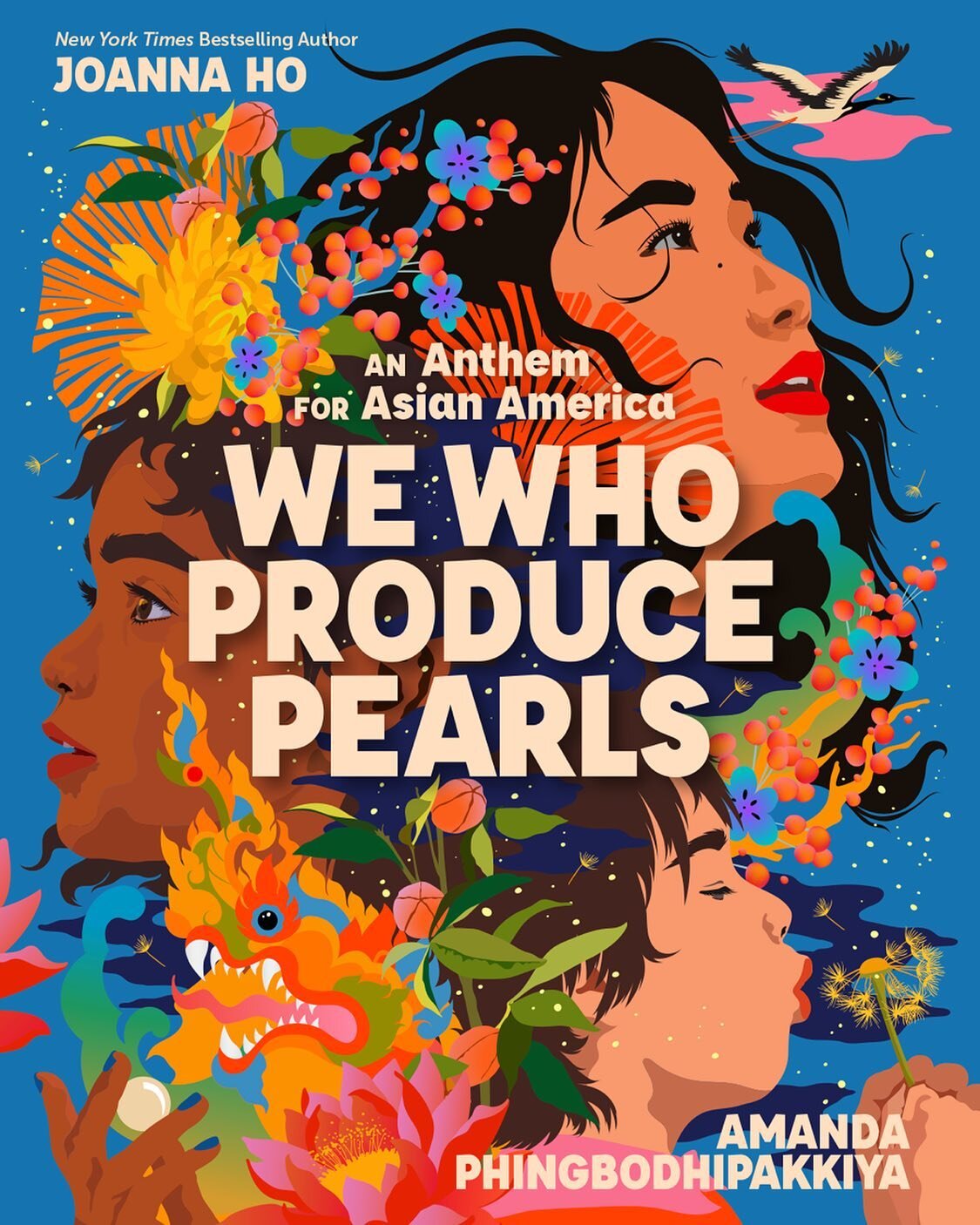 Excited to finally share the cover of what @joannahowrites and I have been working on! Our book, We Who Produce Pearls: An Anthem for Asian America. When I read Joanna&rsquo;s moving and expansive text, that was both poetry and manifesto, full of pos