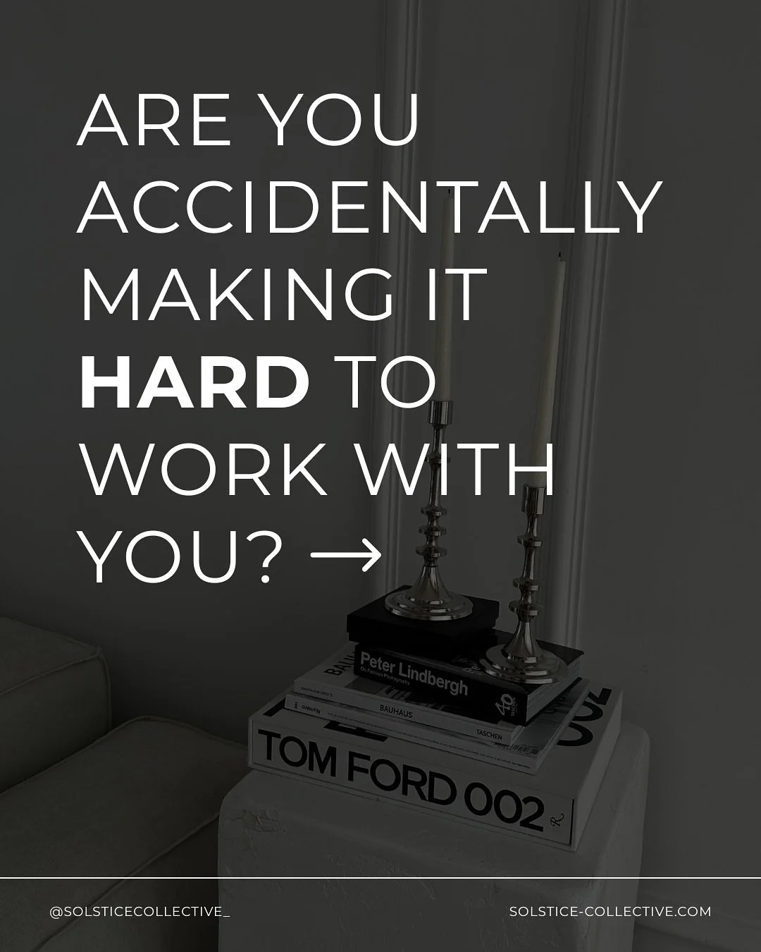 Are you accidentally making it harder for people to work with you? 😅

If your link-in-bio setup is cluttered, your booking process takes too many steps, or your website doesn&rsquo;t clearly explain what you do, it might be turning your dream client