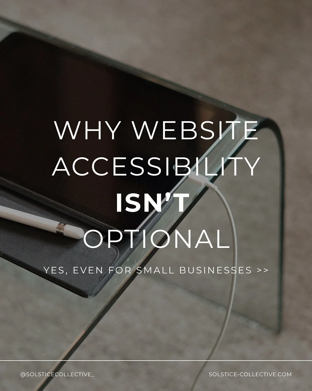 Making your site beautiful is great, but making it accessible is absolutely non-negotiable.

Accessibility isn&rsquo;t just a nice-to-have. It&rsquo;s what makes your site easier to navigate, builds trust, improves your SEO, and helps more people tak