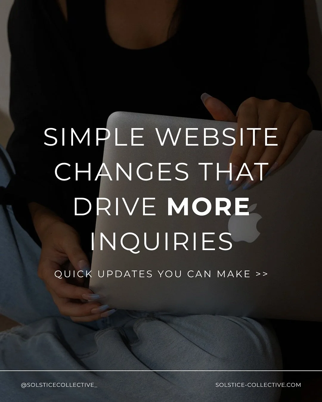 Feeling like your website isn&rsquo;t pulling its weight lately? 😅

The good news is you don&rsquo;t need a full overhaul. Small updates to your site&rsquo;s layout, copy, and flow can actually lead to more inquiries, stronger leads, and higher conv