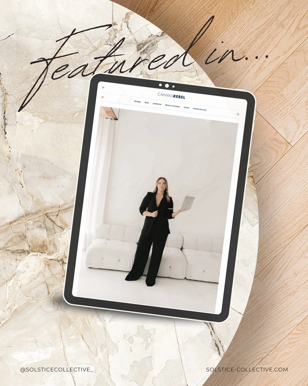 We&rsquo;re honored to be featured in CanvasRebel! 🔥

In this article, Jane shares the heart behind Solstice Collective, how the studio came to life, and what it really looks like to build a brand rooted in intention, creativity, and strategy.

Than