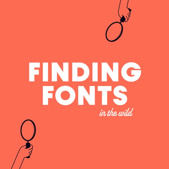 Finding Fonts in the Wild