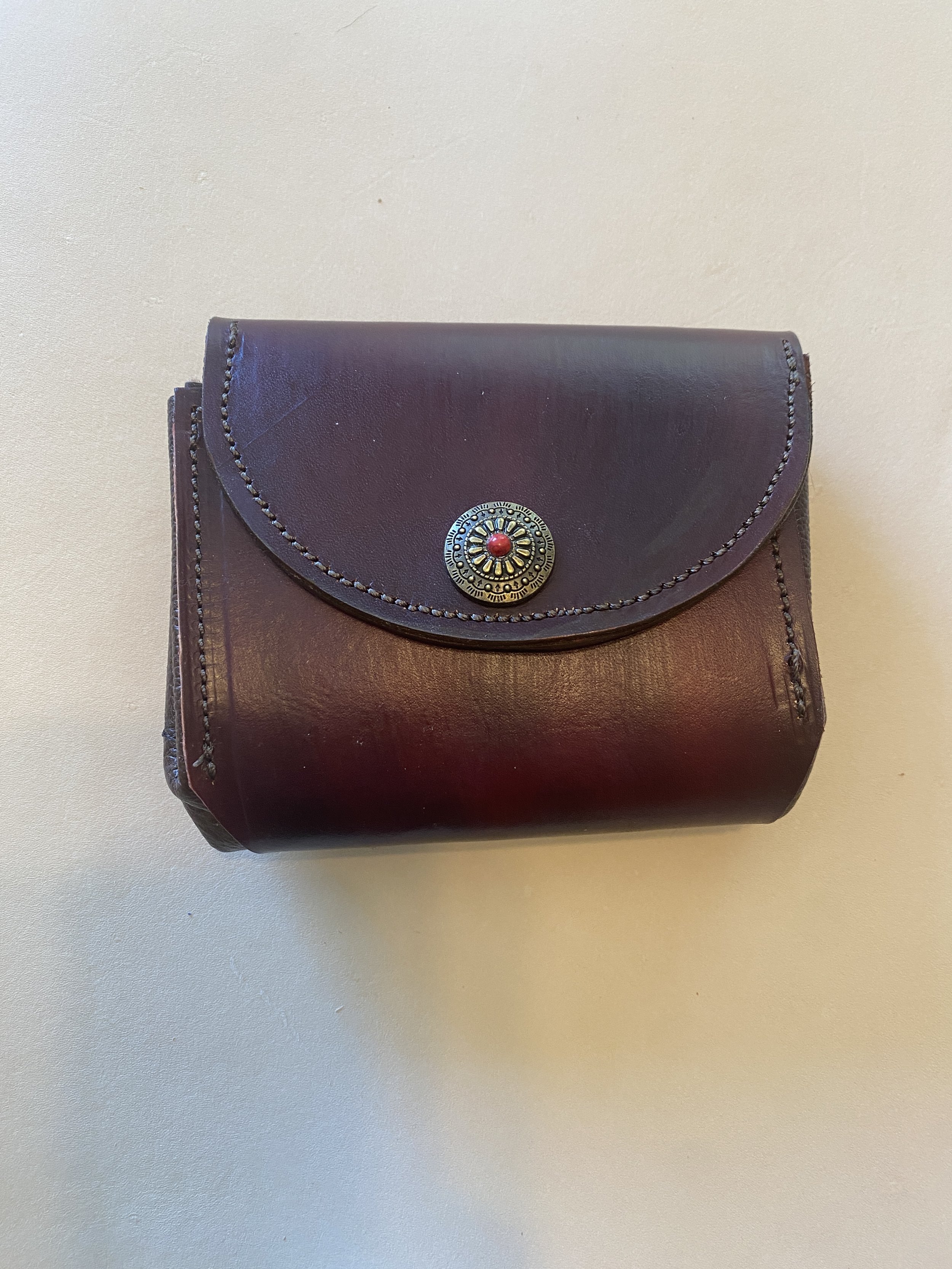 Lady's clutch merlot.jpg