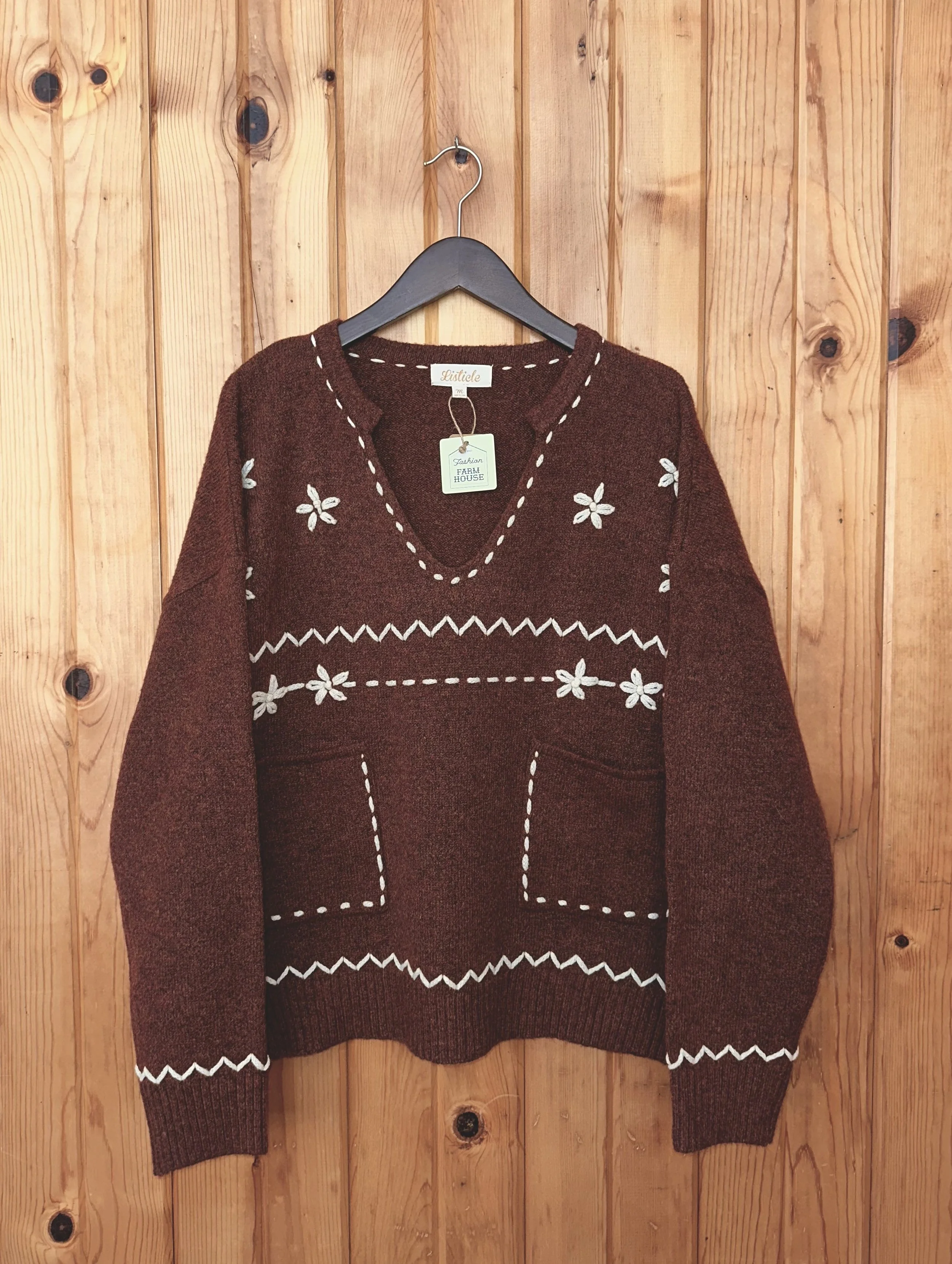 Embroidered Sweater
