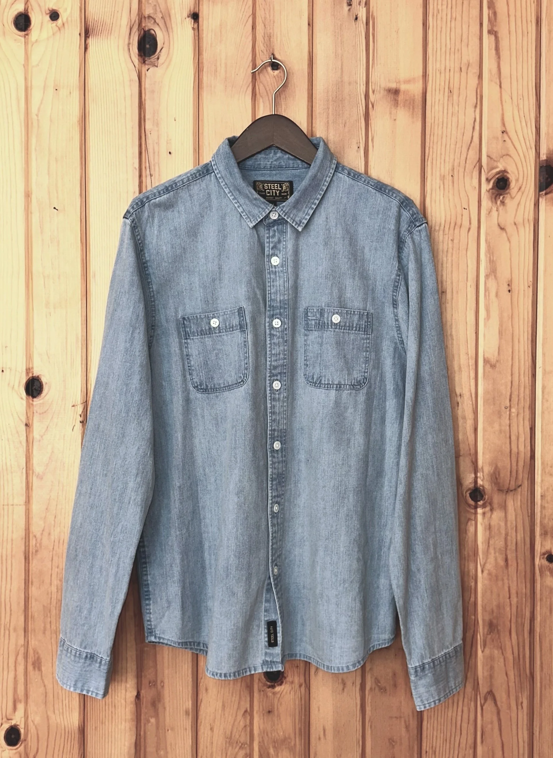 Chambray Button Up
