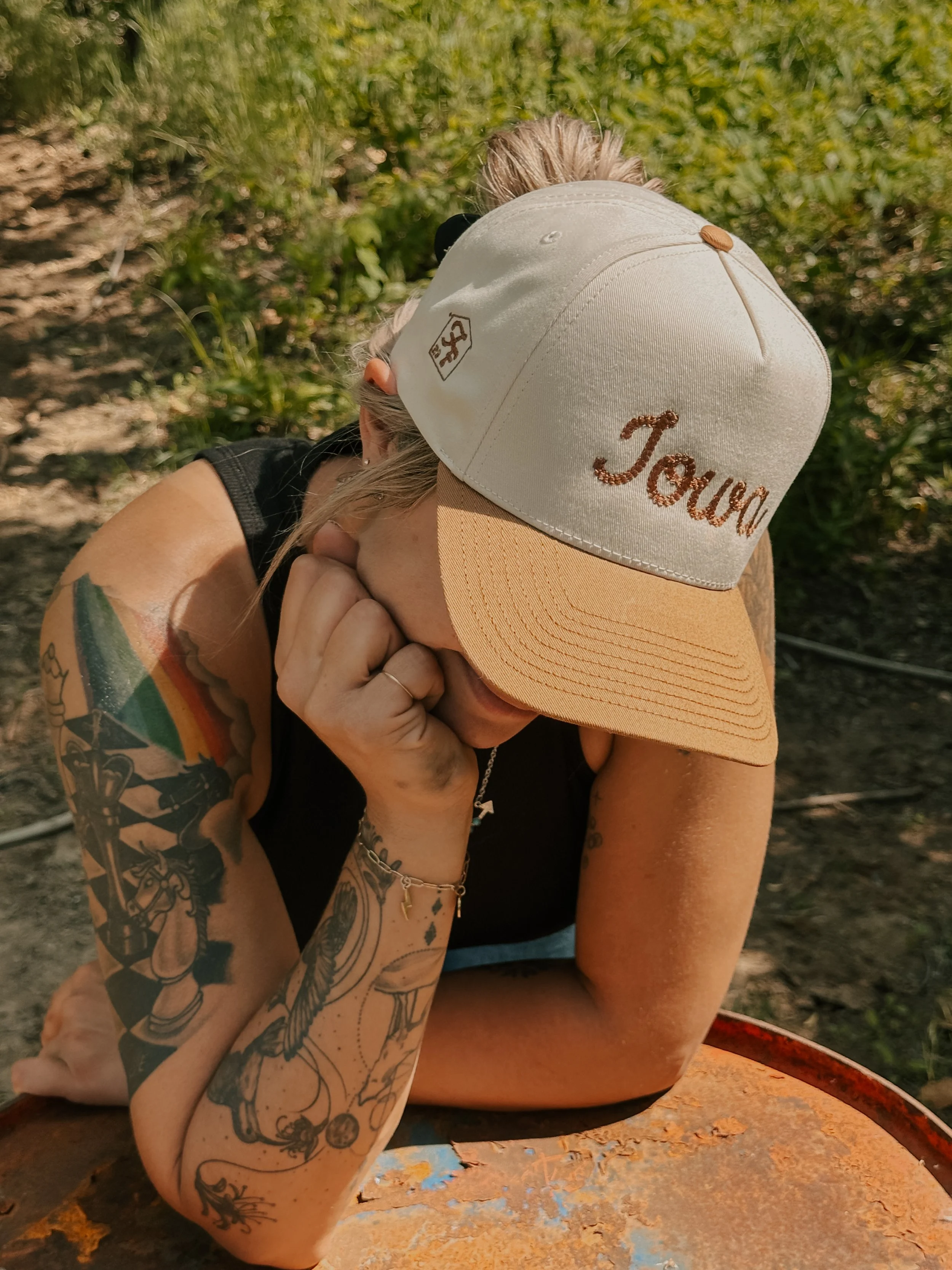 Iowa Rope Stitch Hat