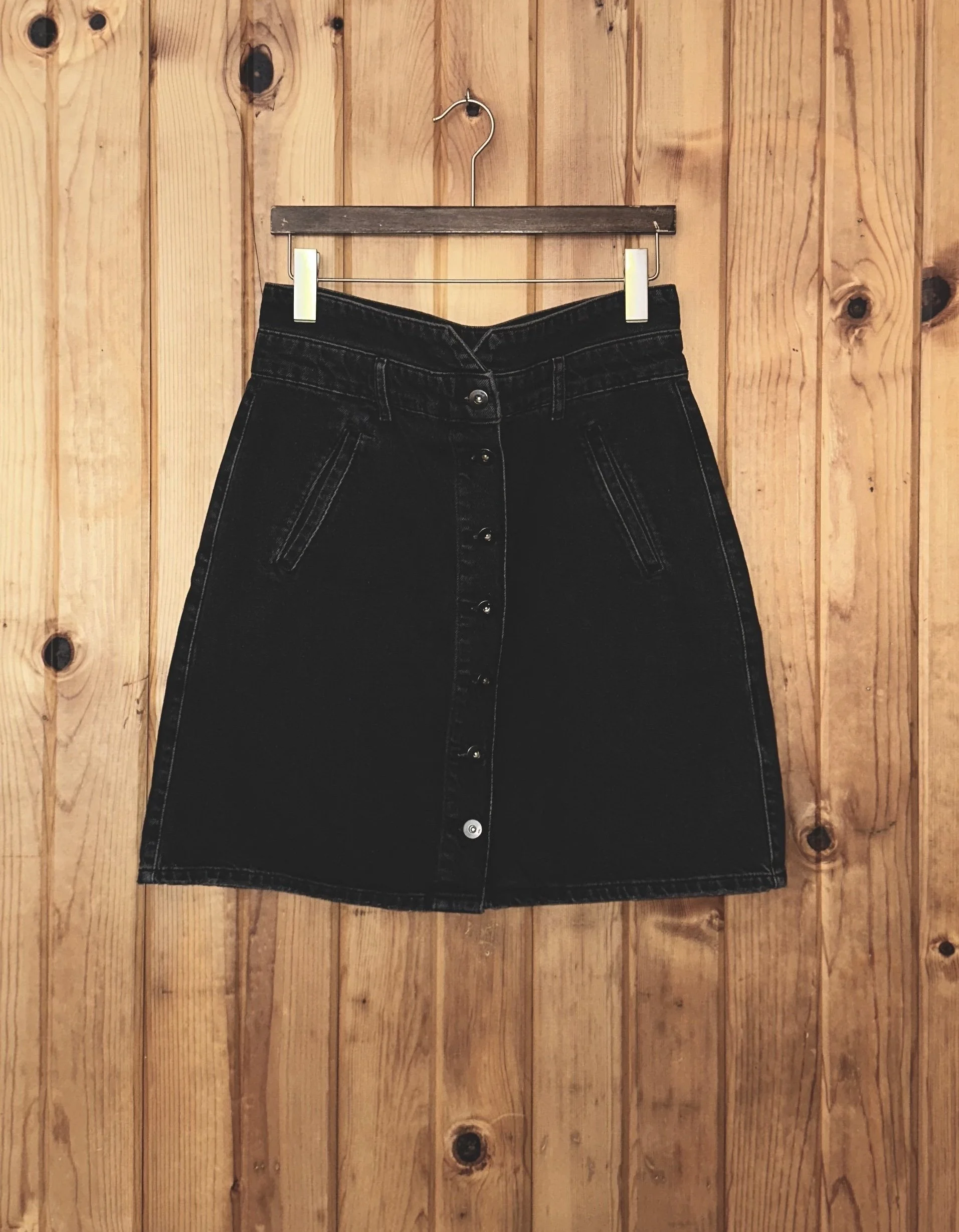 Dusty Denim Skirt